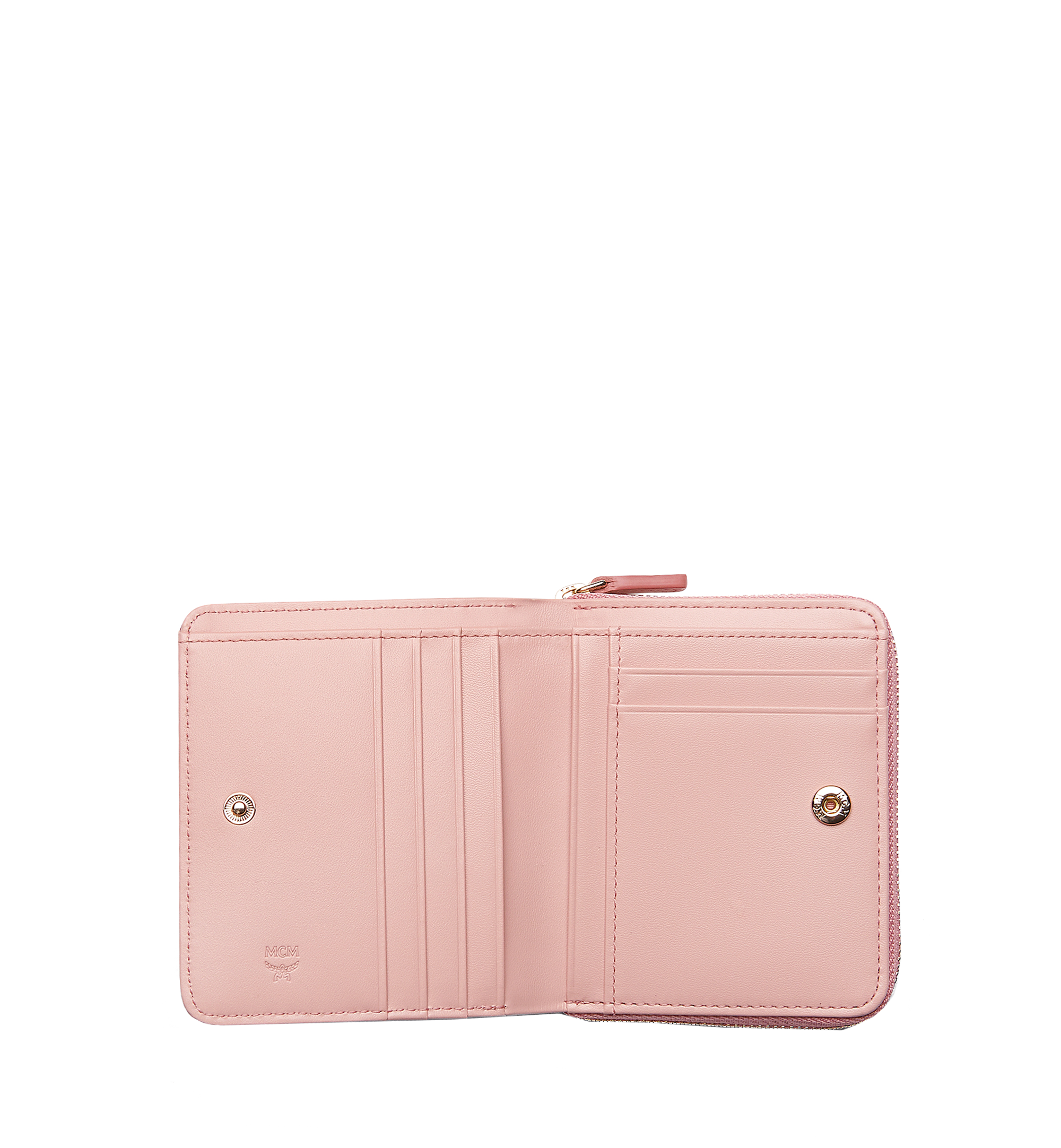 Mcm hot hotsell pink wallet