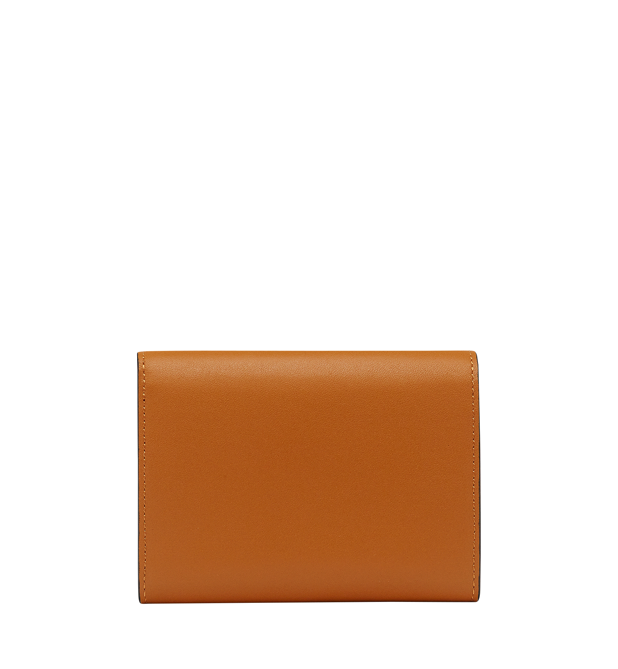 MCM Tracy Three Fold Wallet in Leather Cognac MYS8SPA23CO001 Alternate View 2