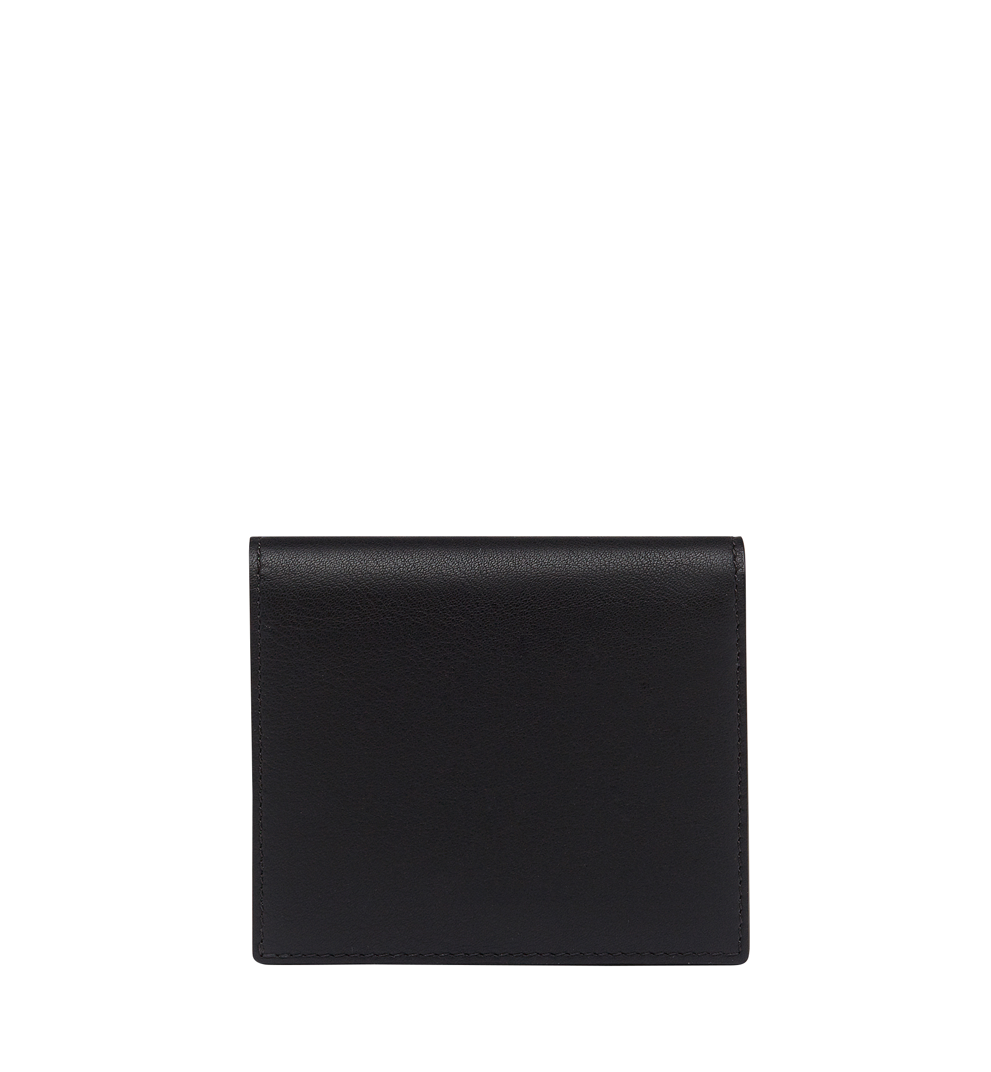 MCM Aren Two Fold Wallet in Victory Flower Black MYS8SSE07BK001 Alternate View 2