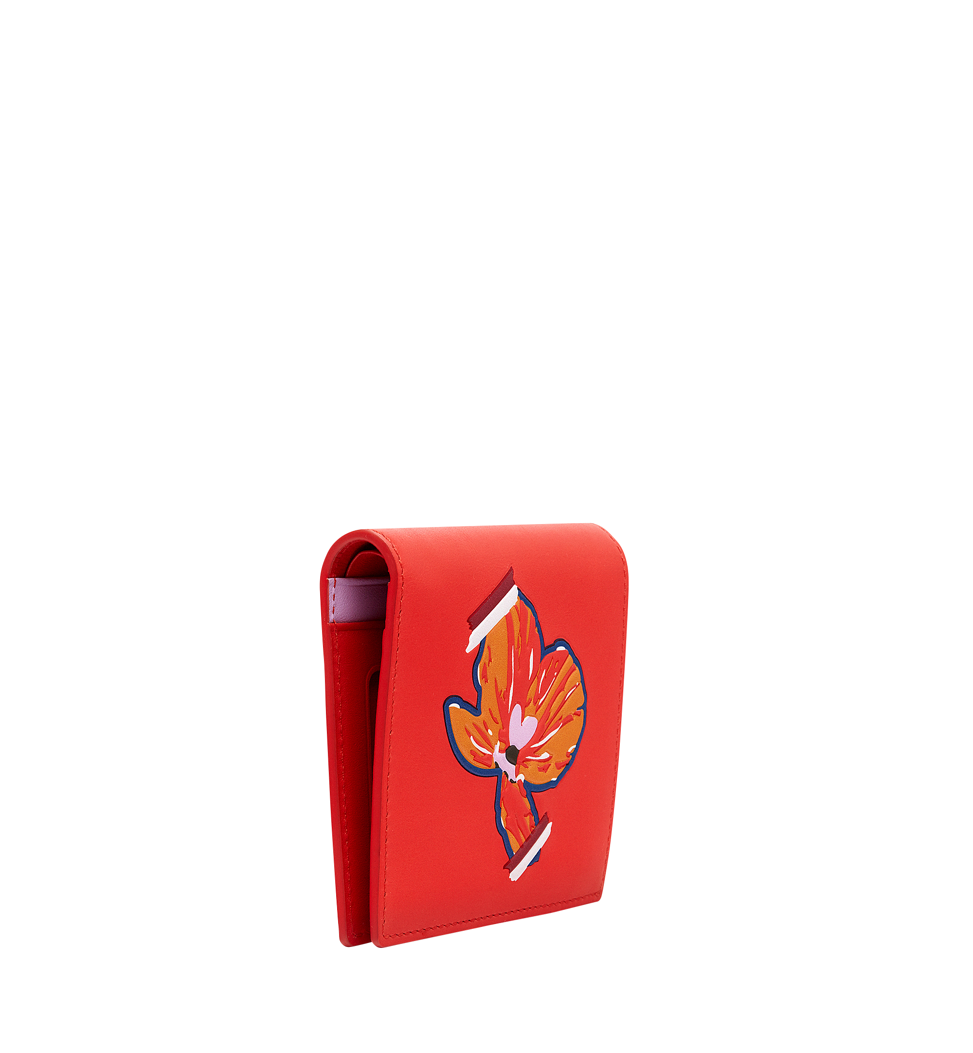 MCM Essential gefaltete Brieftasche in Victory Flower Orange MYS8SSE07OG001 Noch mehr sehen 1