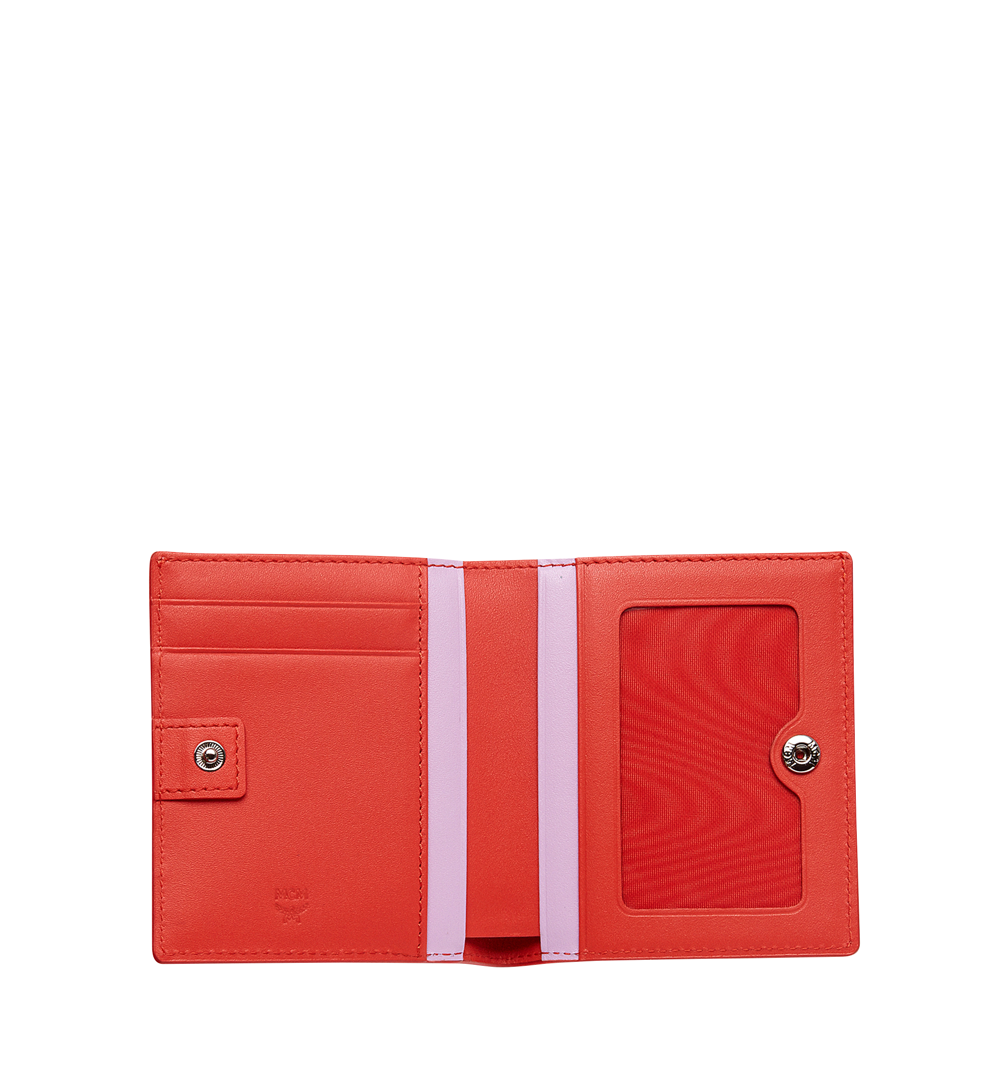 MCM Essential gefaltete Brieftasche in Victory Flower Orange MYS8SSE07OG001 Noch mehr sehen 3