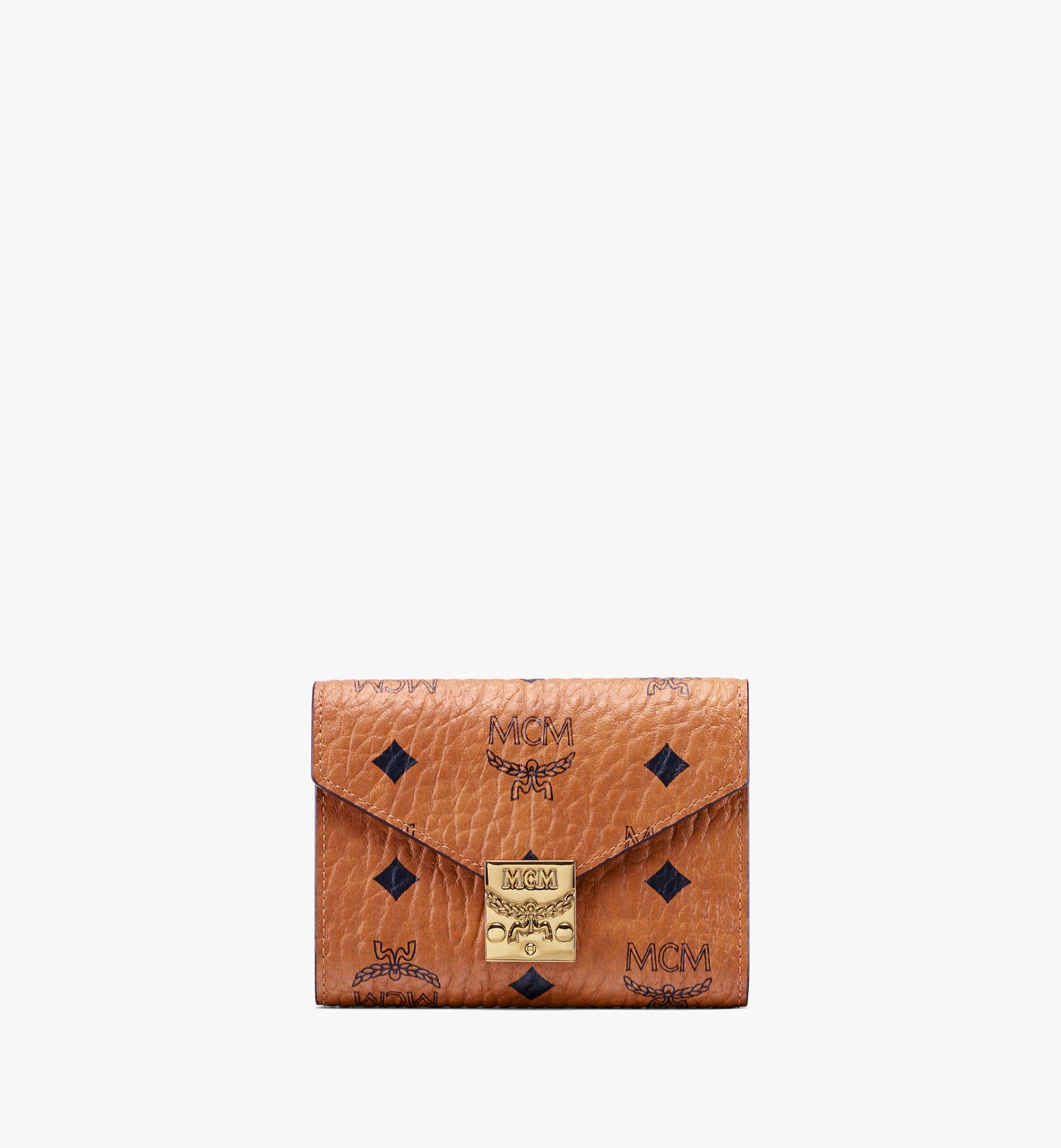 MCM Visetos Monogram Printed Tri-Fold Wallet - ShopStyle