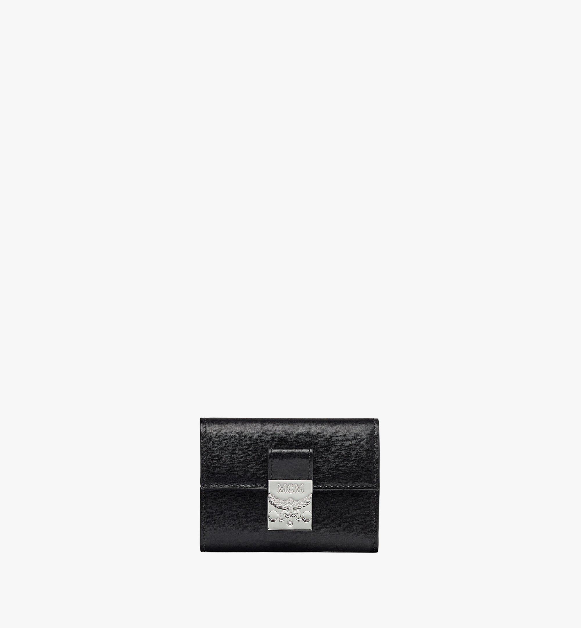 Mini Tracy Trifold Wallet in Spanish Leather Black | MCM ®TH