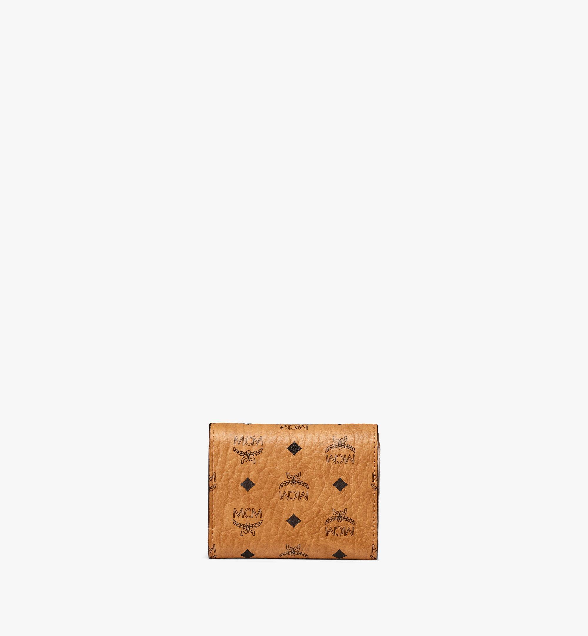 MCM Dreifach gefaltete Brieftasche in Visetos Original Cognac MYSBSVI01CO001 Noch mehr sehen 2