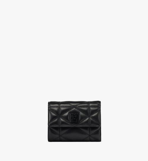Travia Trifold Wallet in Cloud Quilted Leather
