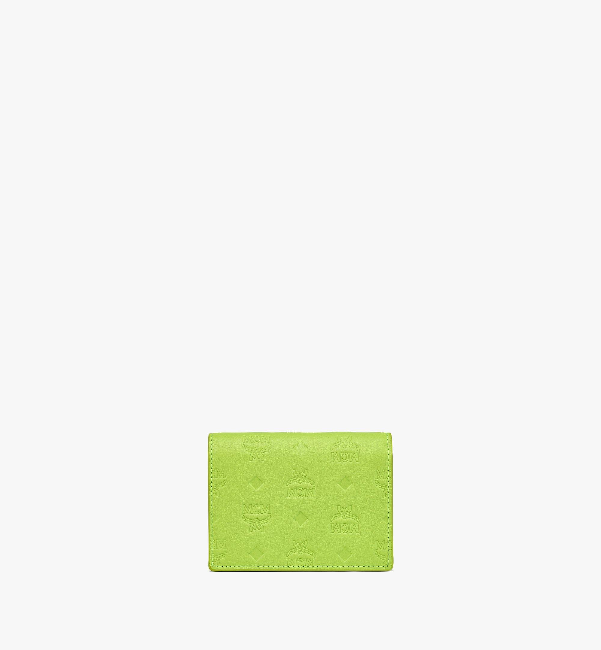 MCM Aren Portemonnaie aus geprägtem Leder mit Monogramm Green MYSDSTA02J7001 Noch mehr sehen 2