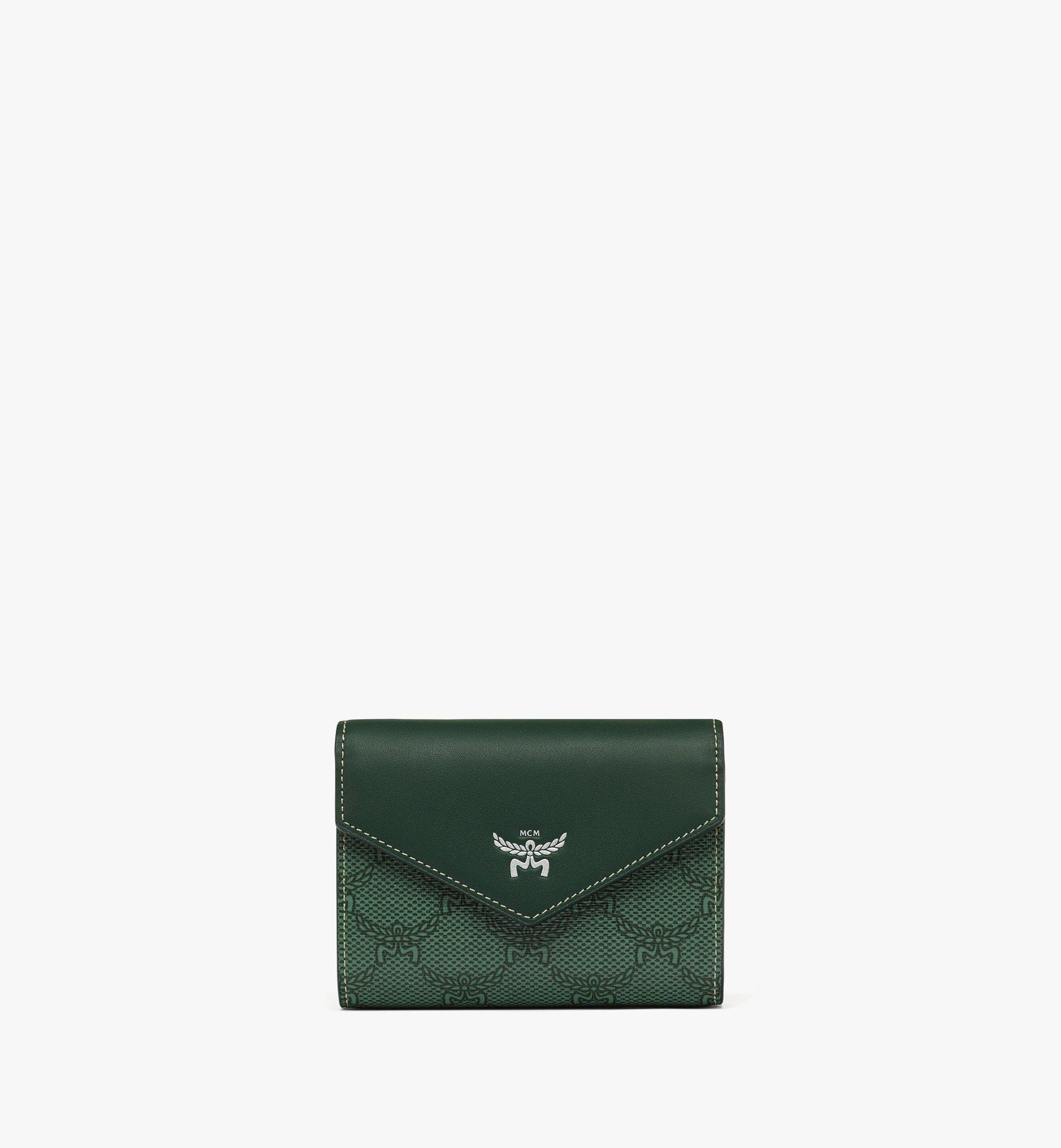 Small Himmel 三つ折りウォレット - ローレトス グリーン | MCM ®JP 