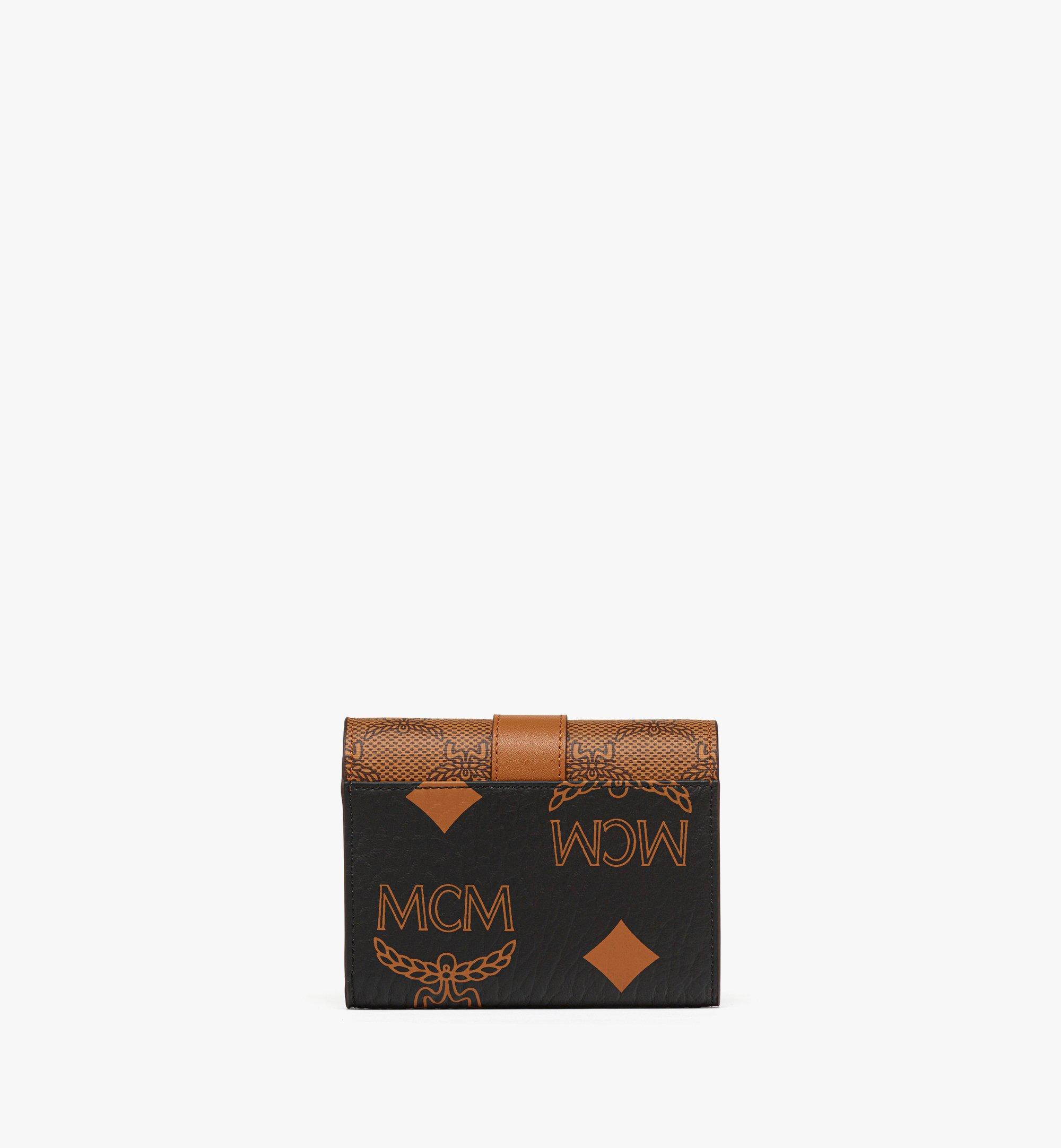 MCM Tracy Trifold Wallet in Monogram Mix Black MYSEAXT02BK001 Alternate View 2