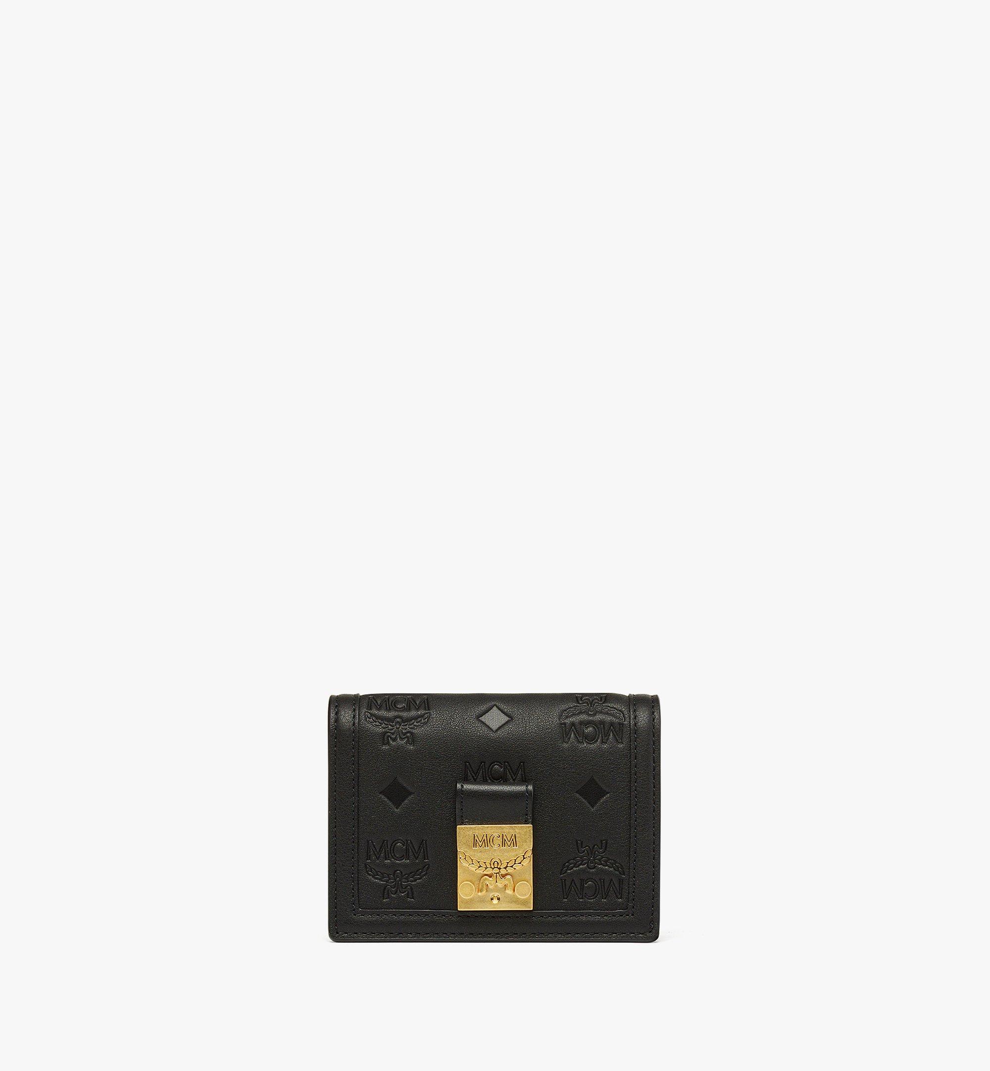 Portefeuille Tracy en cuir monogrammé embossé