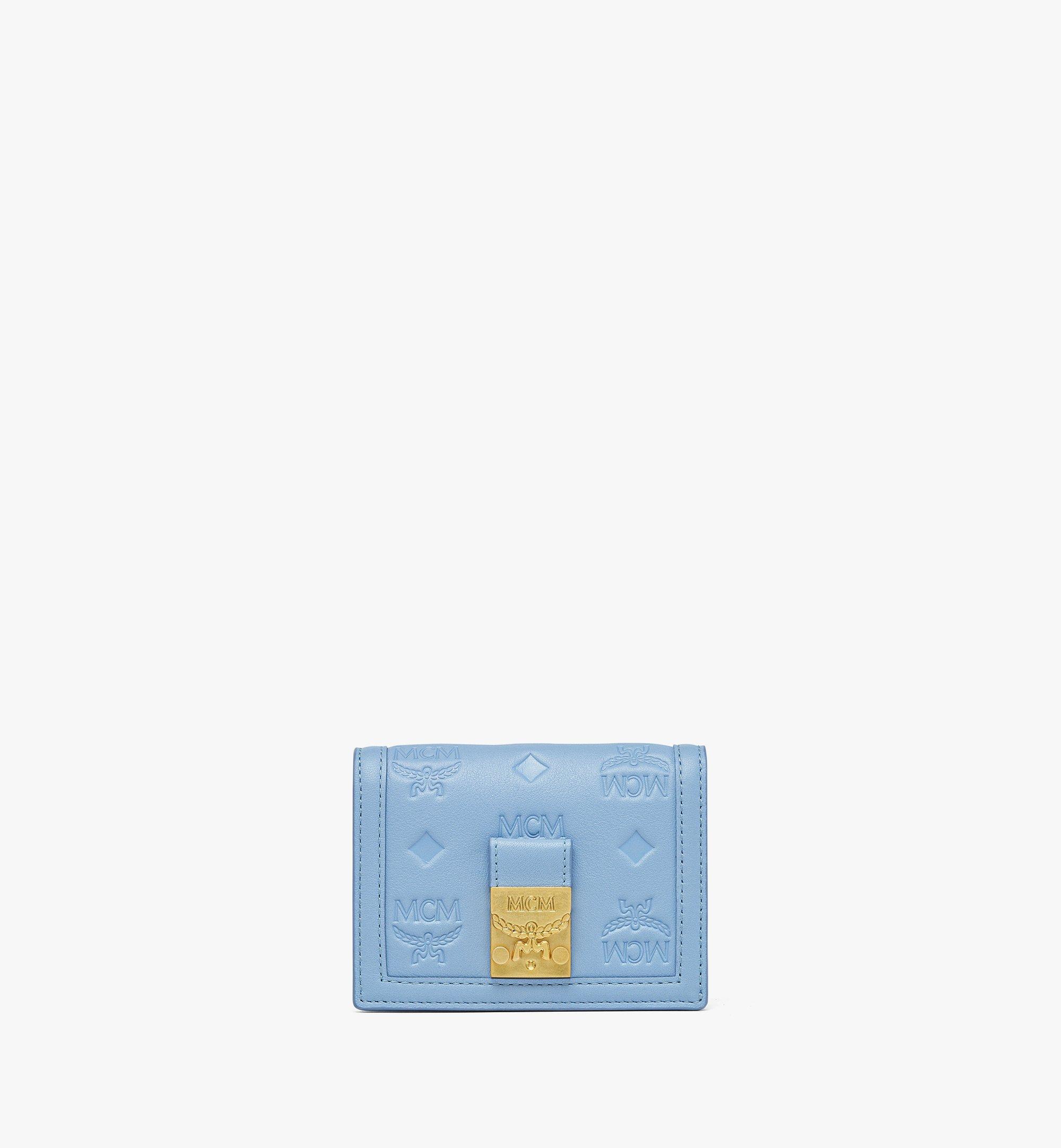 MCM Tracy ウォレット - モノグラムエンボスレザー Blue MYSESXT02L8001 ほかの角度から見る 1