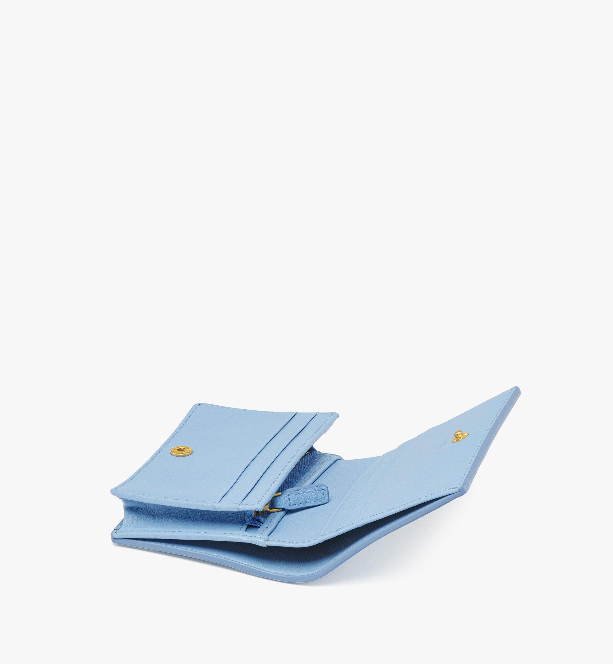 MCM Tracy ウォレット - モノグラムエンボスレザー Blue MYSESXT02L8001 ほかの角度から見る 1