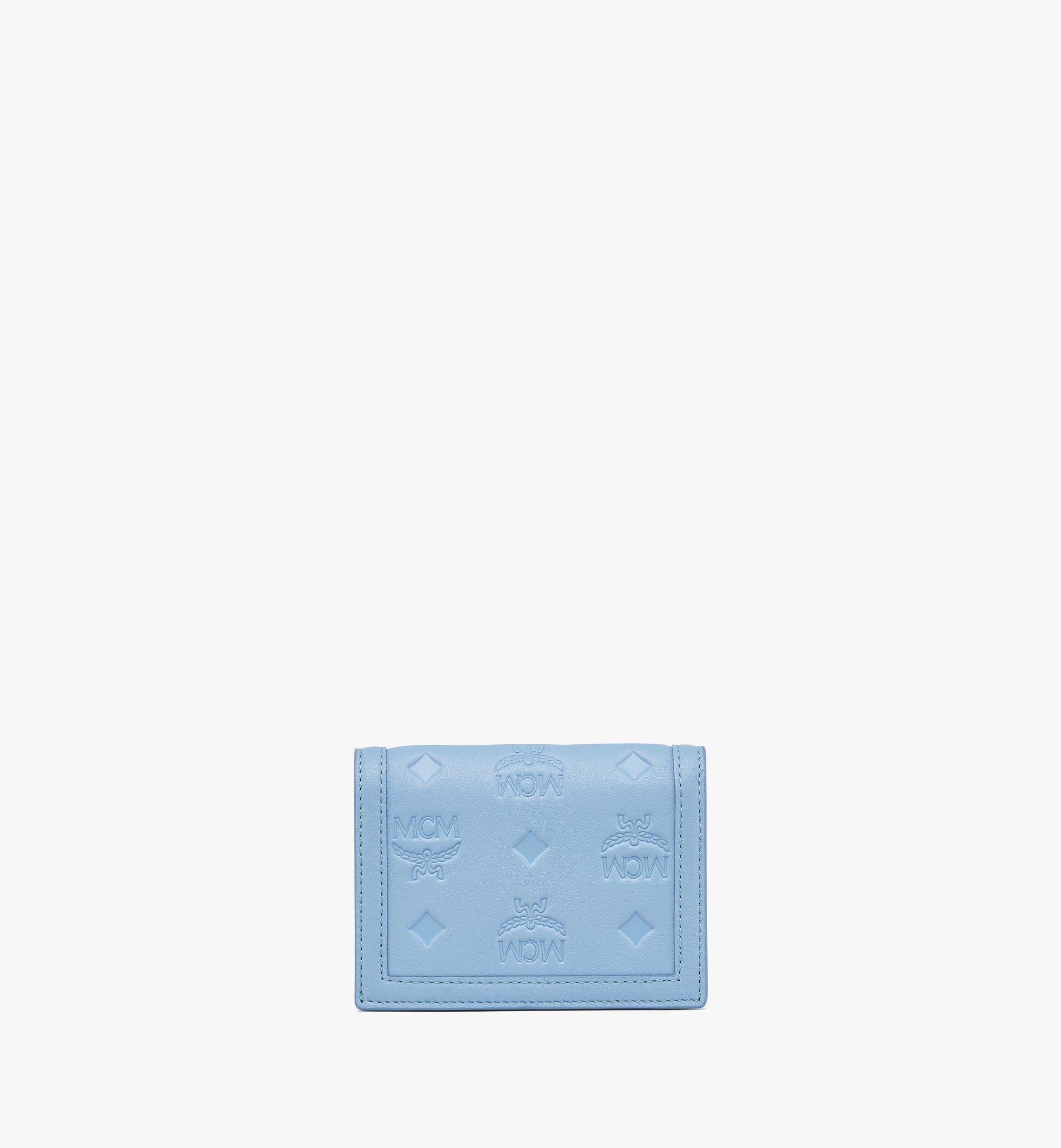 MCM Tracy ウォレット - モノグラムエンボスレザー Blue MYSESXT02L8001 ほかの角度から見る 2