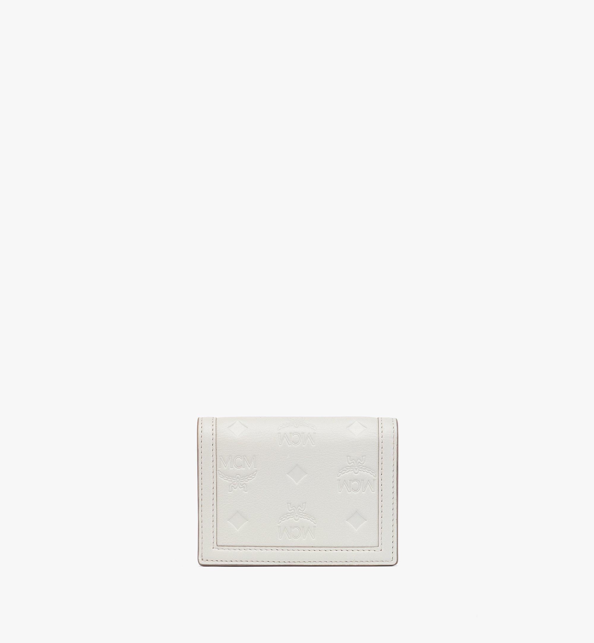 [MCM]★Tracy Embossed Monogram Leather Wallet Mini Tracy Wallet in Embossed Monogram Leather White | MCM ®US