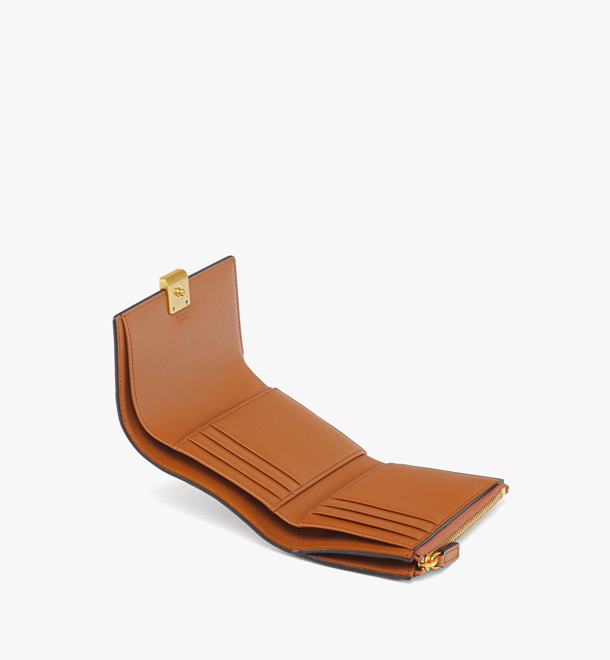 Small Aren 三つ折りウォレット - ヴィセトス コニャック | MCM ®JP