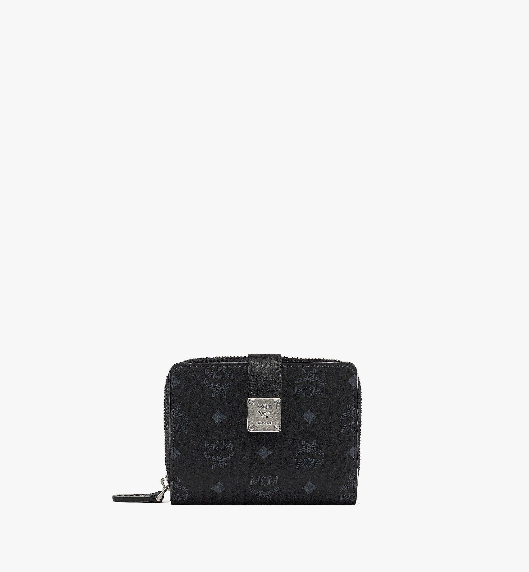 Aren Brass Plate Wallet in Visetos