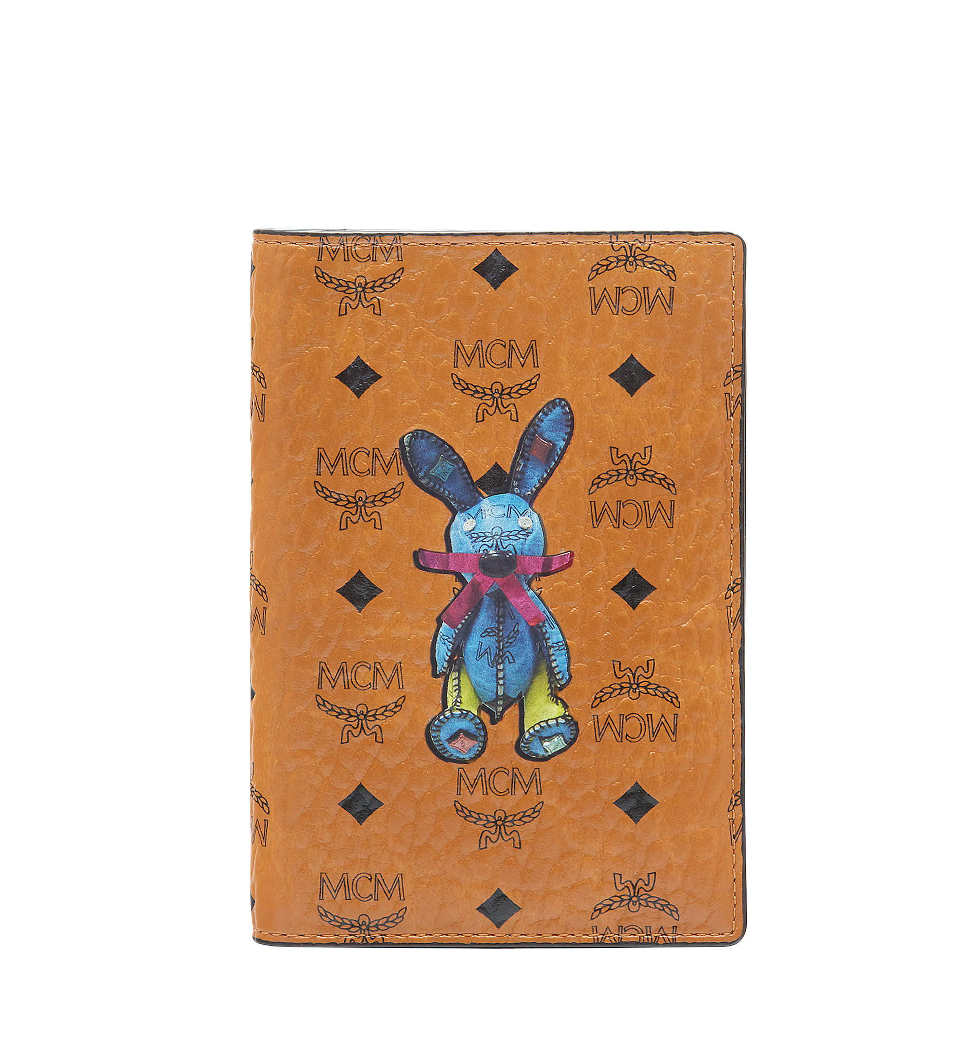 MCM Porte-passeport Rabbit en Visetos Cognac MYV6AXL45CO001 Plus de photos 1