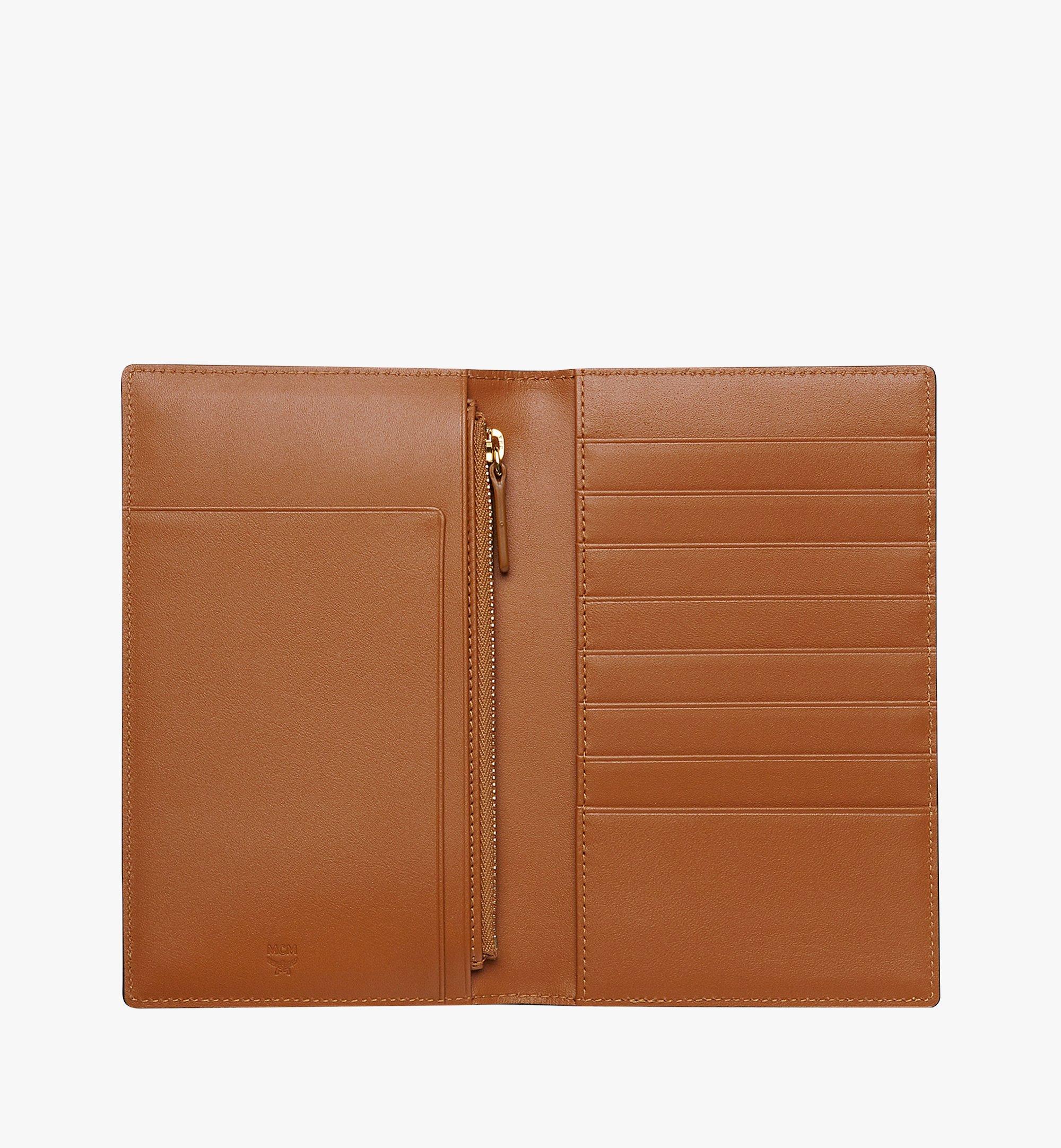 One Size Passport Holder in Visetos Original Cognac | MCM ®UK