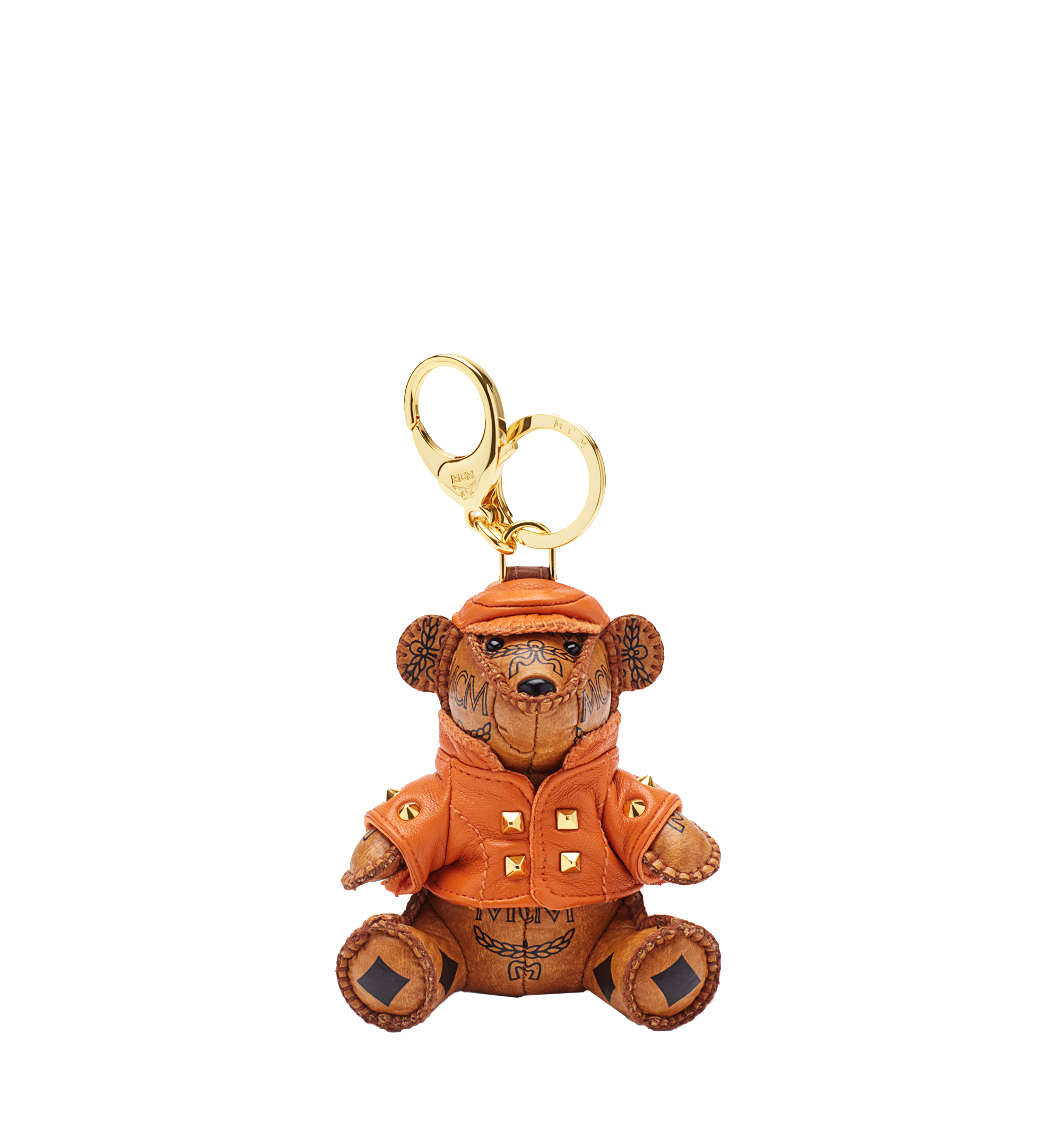 MCM City Bear Animal Charm Cognac MYZ2AVI41CO001 Alternate View 1