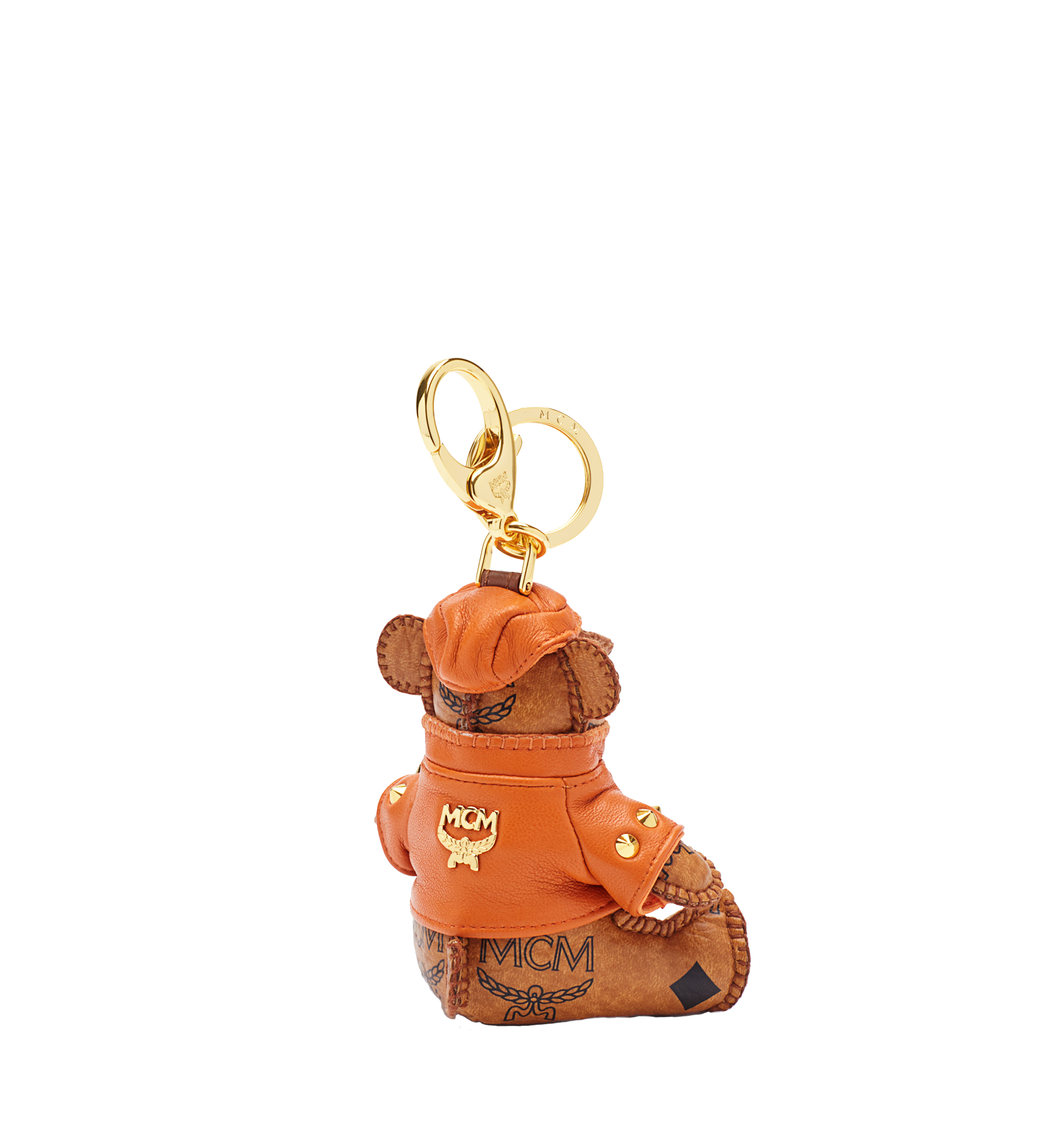 MCM City Bear Animal Charm Cognac MYZ2AVI41CO001 Alternate View 1