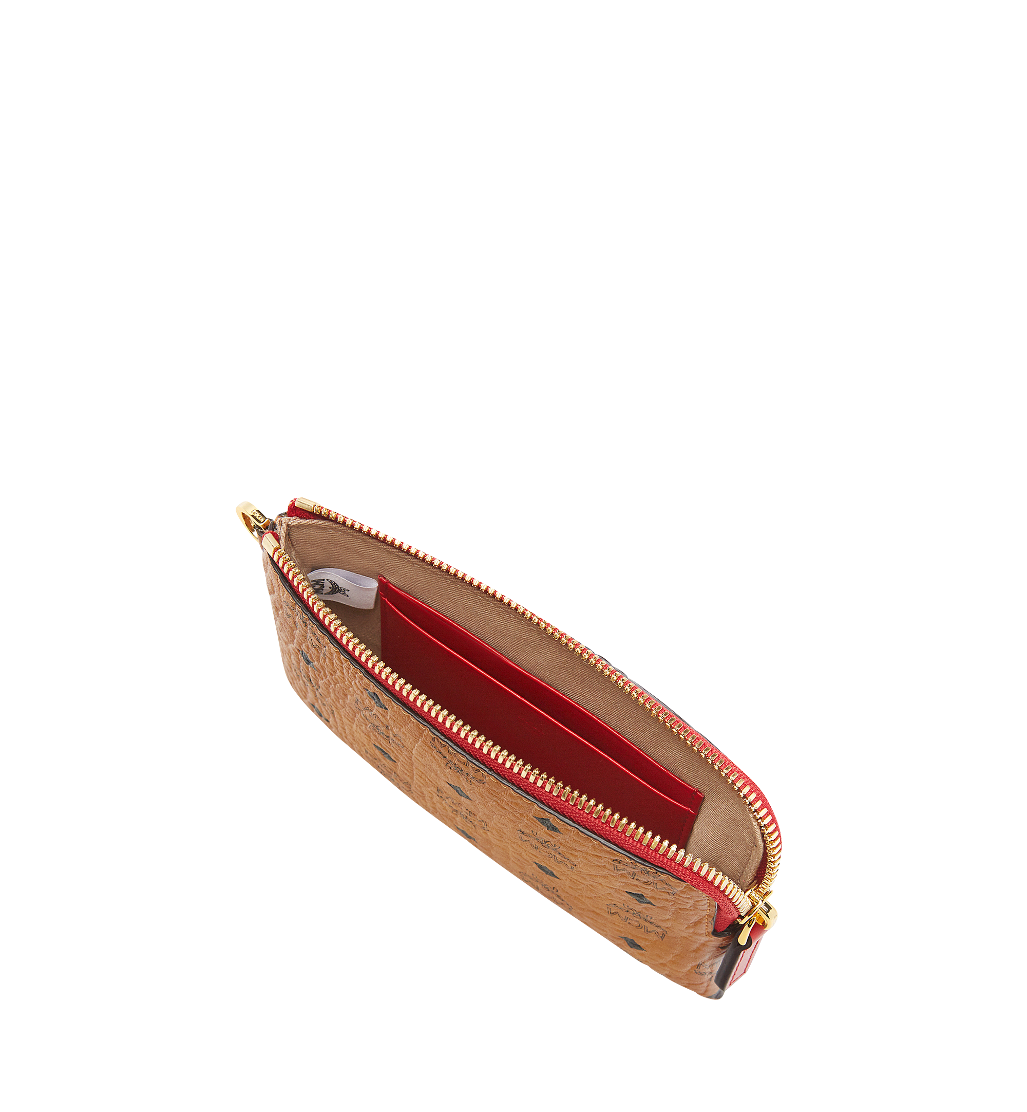 Small Color Visetos Tech Pouch Cognac MCM UK