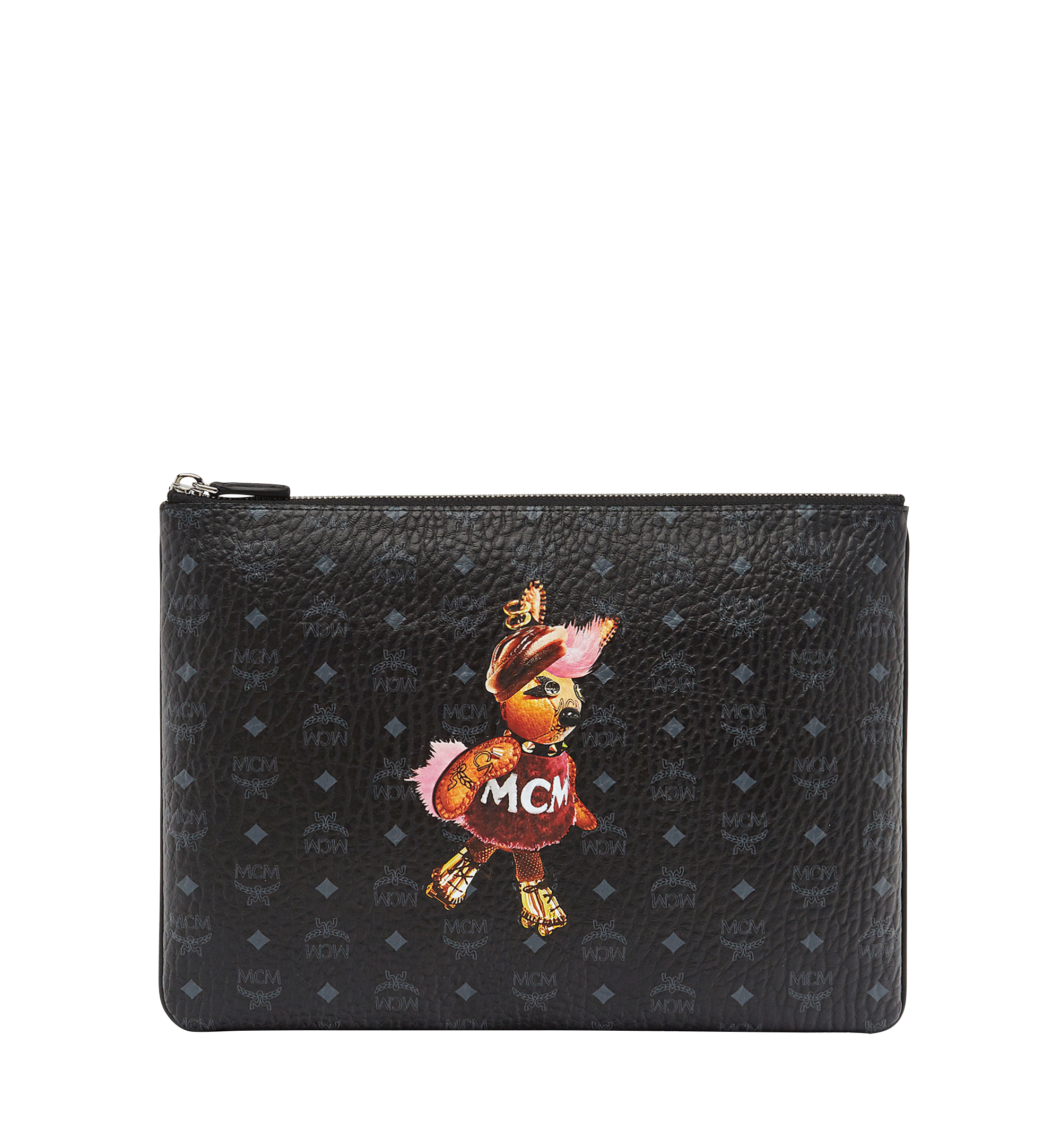 MCM Rabbit Crossbody Beuteltasche in Visetos Black MYZ7AXL47BK001 Noch mehr sehen 1