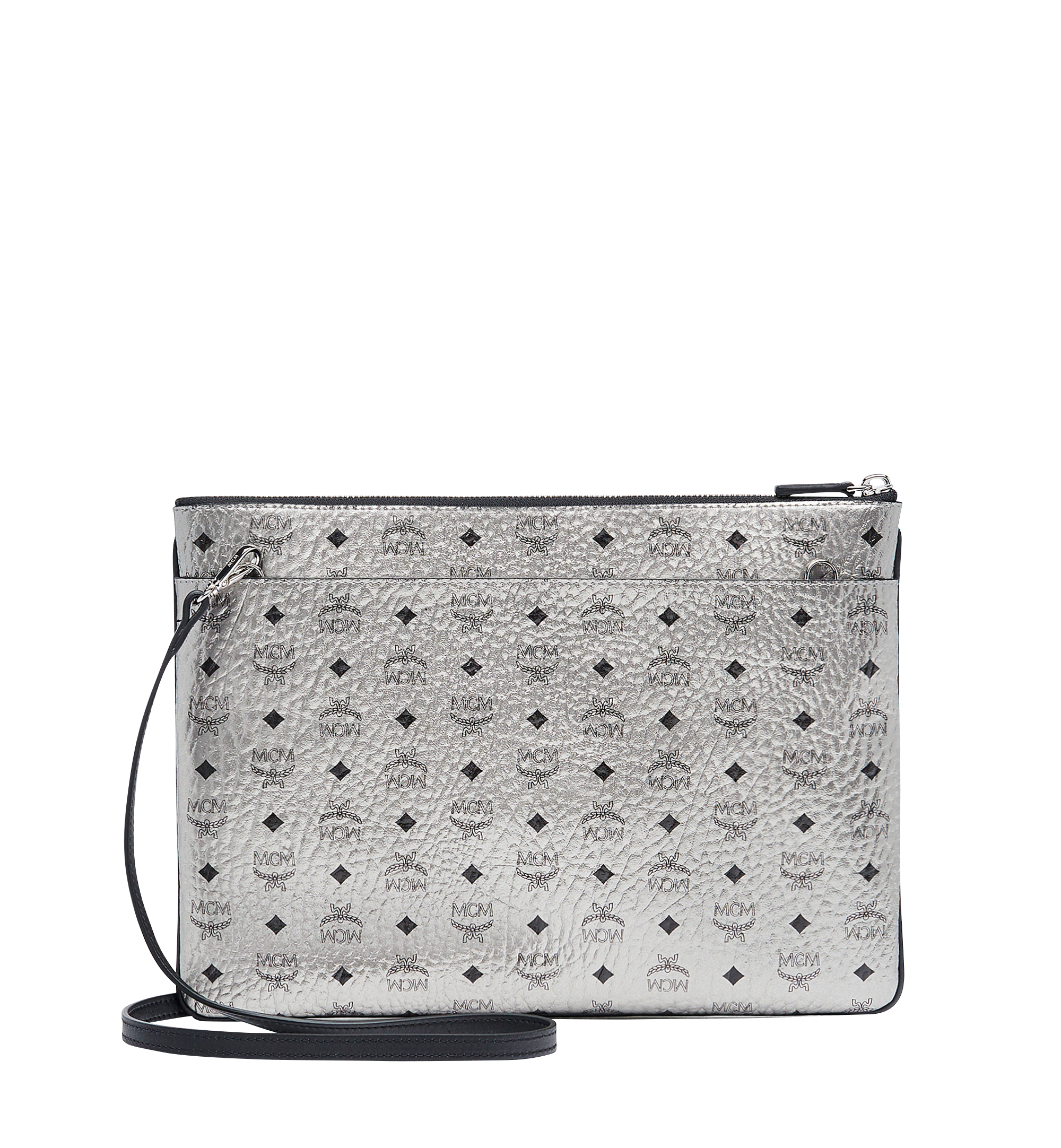 Mcm silver clearance crossbody