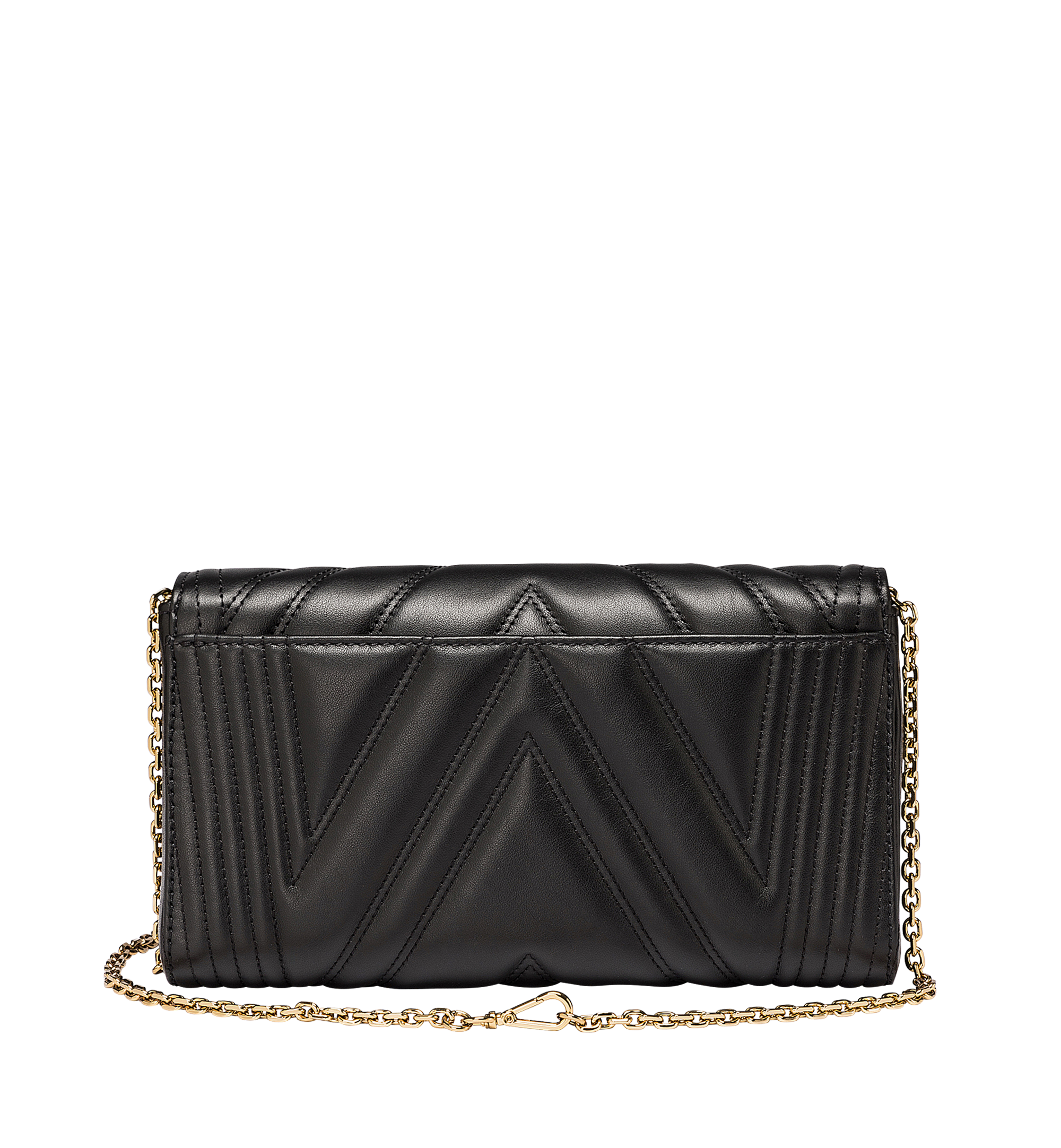 MCM Tracy Flap Crossbody in Quilted Leather Black MYZ8AME42BK001 Alternate View 3