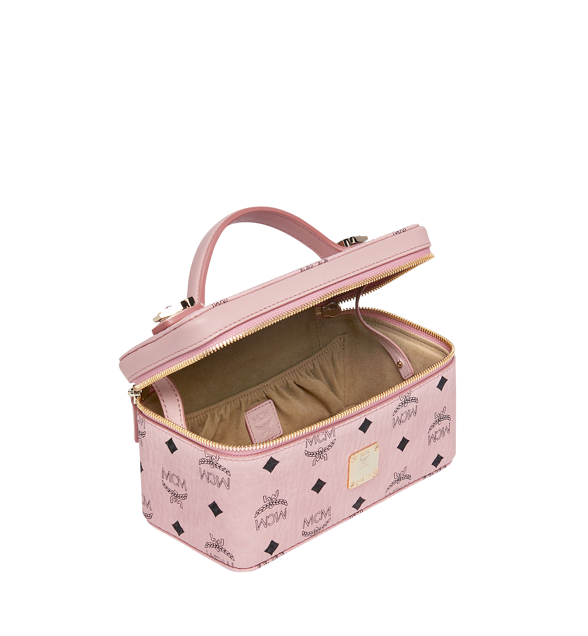 mcm vanity case pink