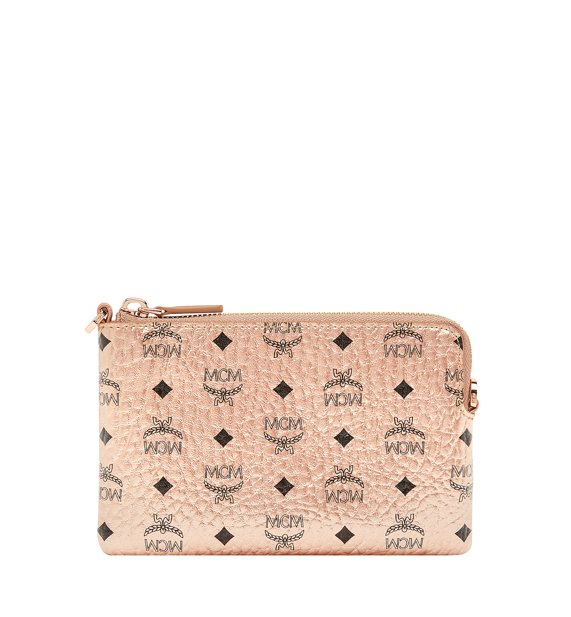 mcm rose gold purse