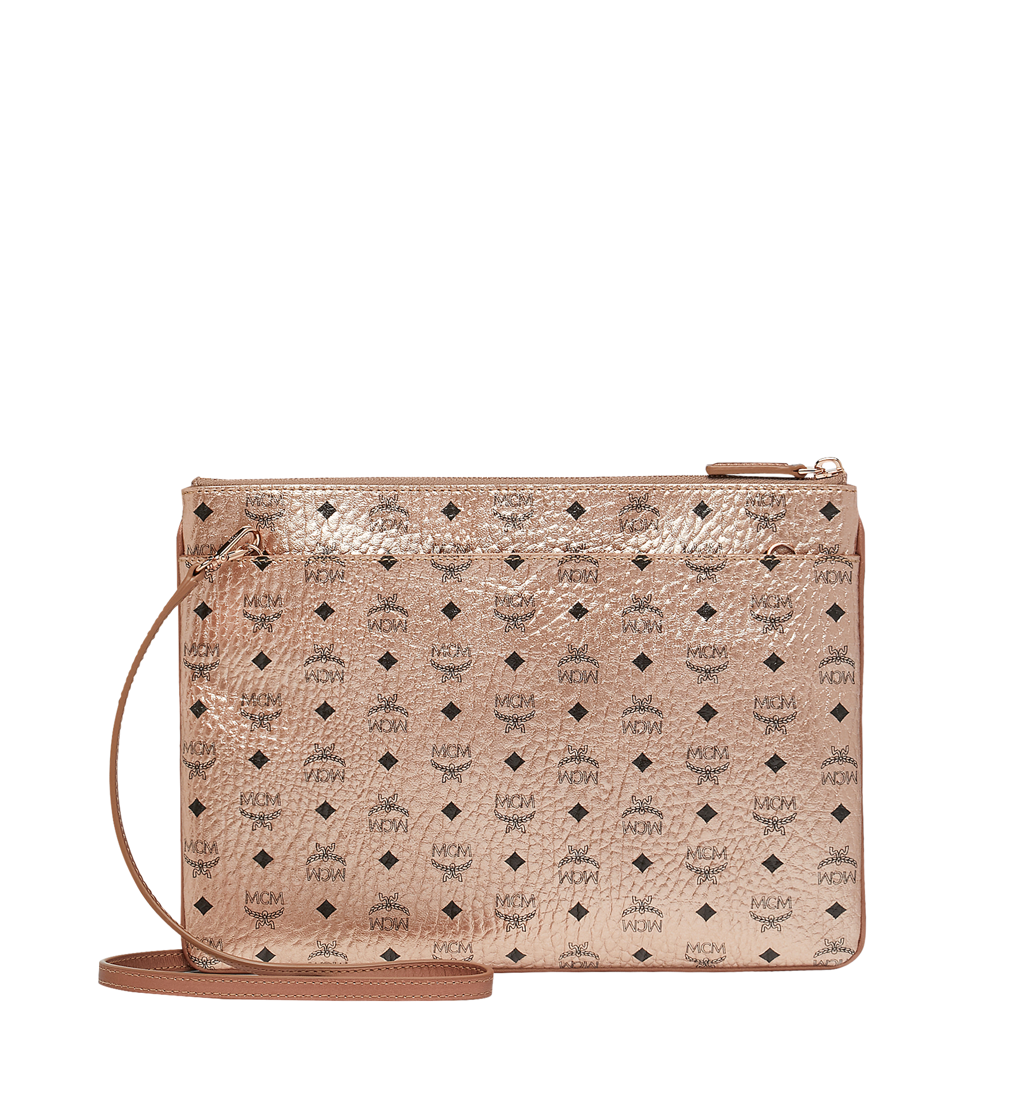 MCM Crossbody Pouch in Visetos Original  MYZ8AVI20TC001 Alternate View 2
