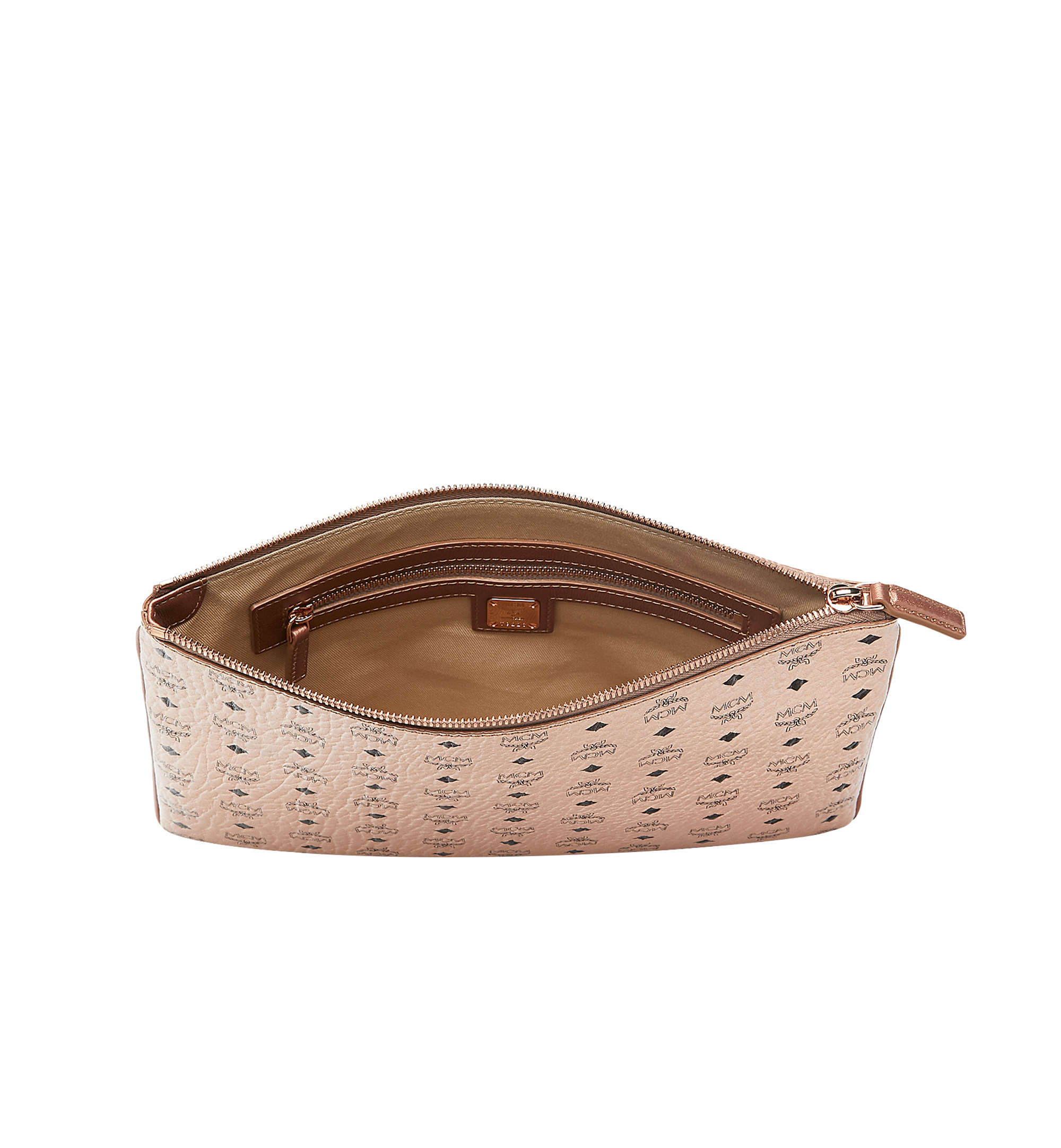 mcm rose gold purse