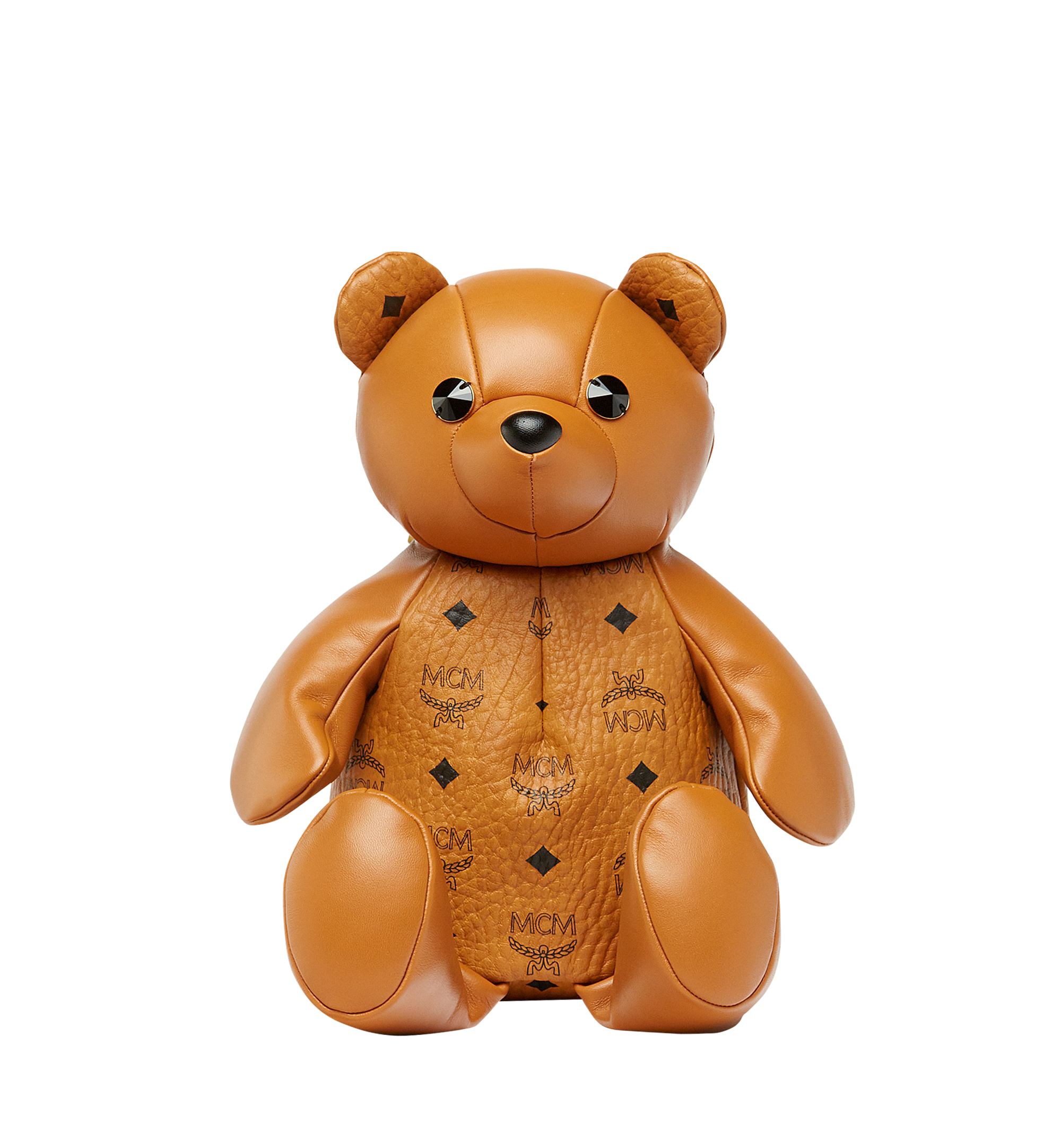 Mcm Zoo Bear Doll Backpack In Cognac ModeSens