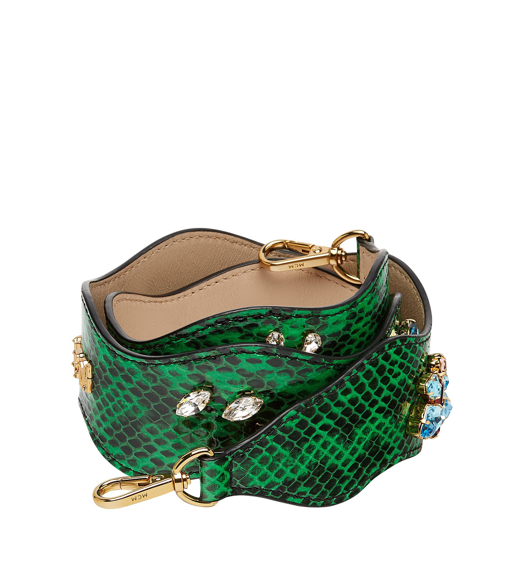 MCM Milla Schulterriemen in exotisches Leder Green MYZ8SMA47GZ001 Noch mehr sehen 1
