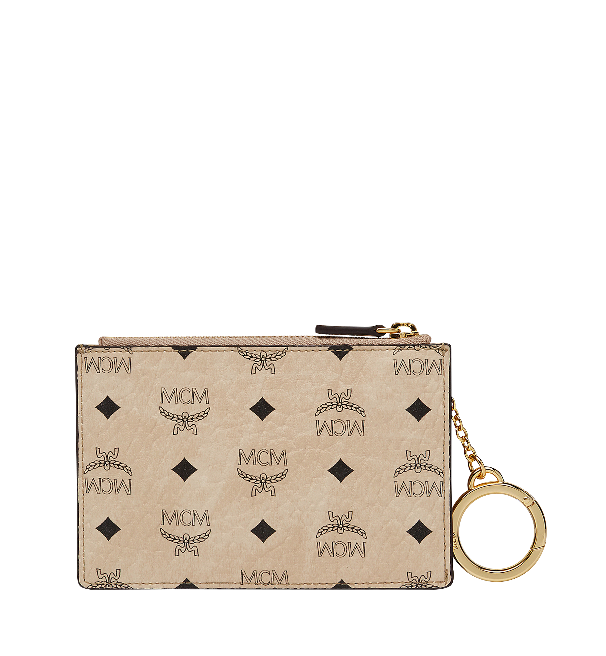 全てのアイテム Mini Key Pouch in Visetos Original Beige | MCM ®DE 小物
