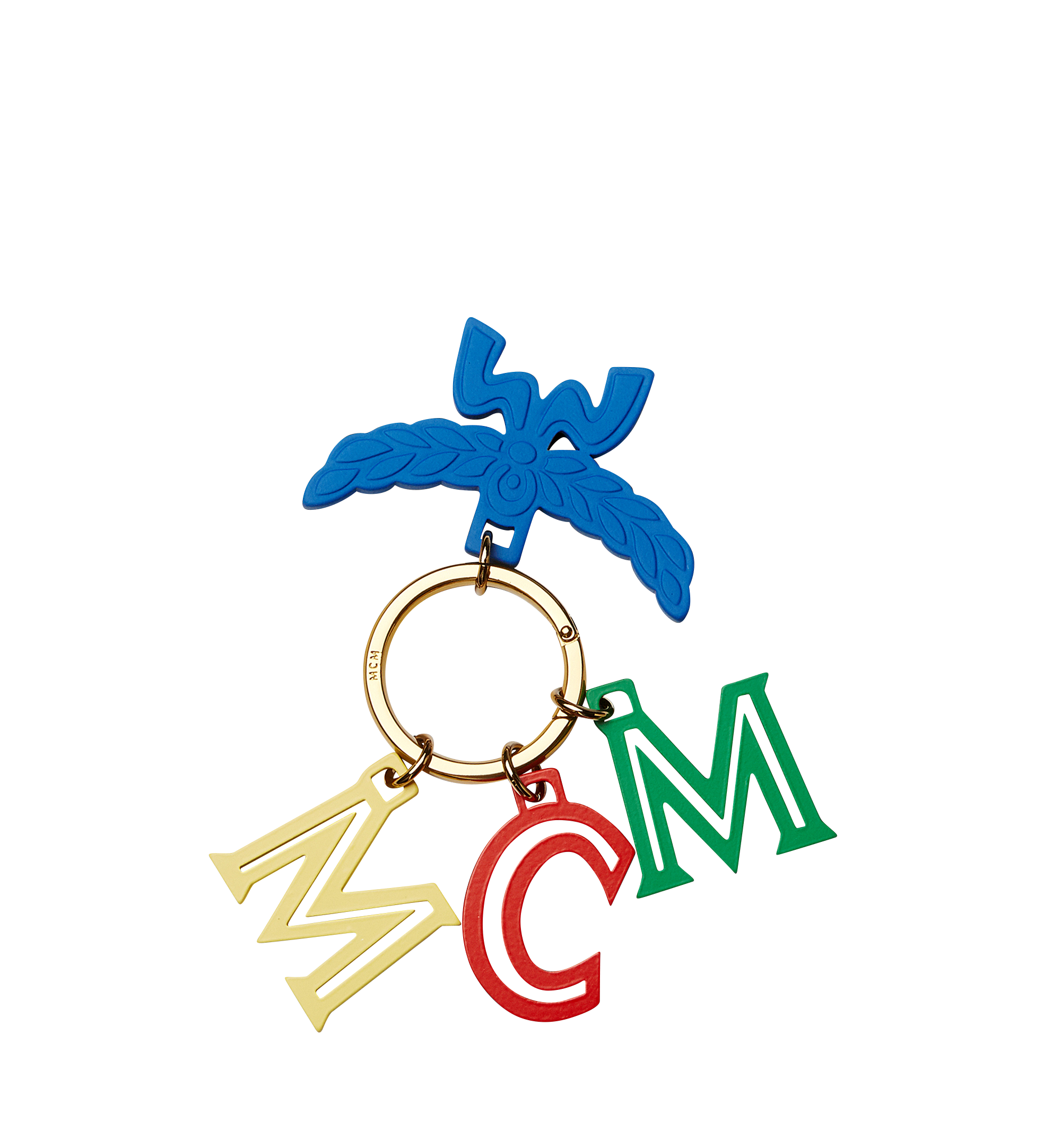 MCM MCM Logo Letter Charm Blue MYZ8SXL57HT001 Alternate View 2