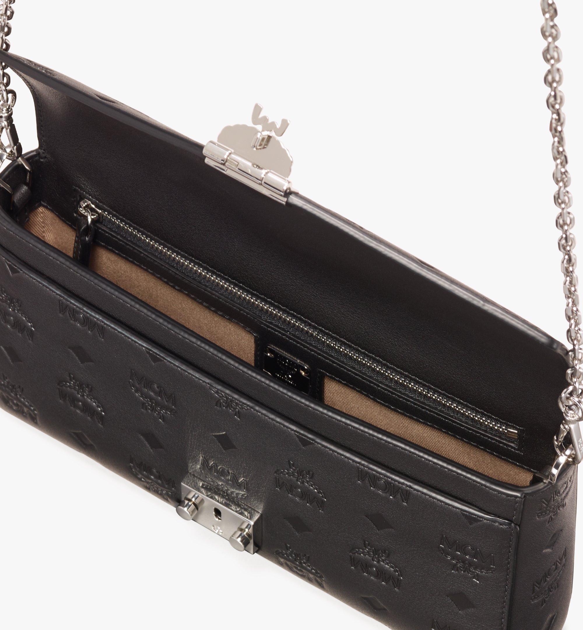 MCM Millie Crossbody in Monogram Leather Black MYZ9AME12BK001 Alternate View 3