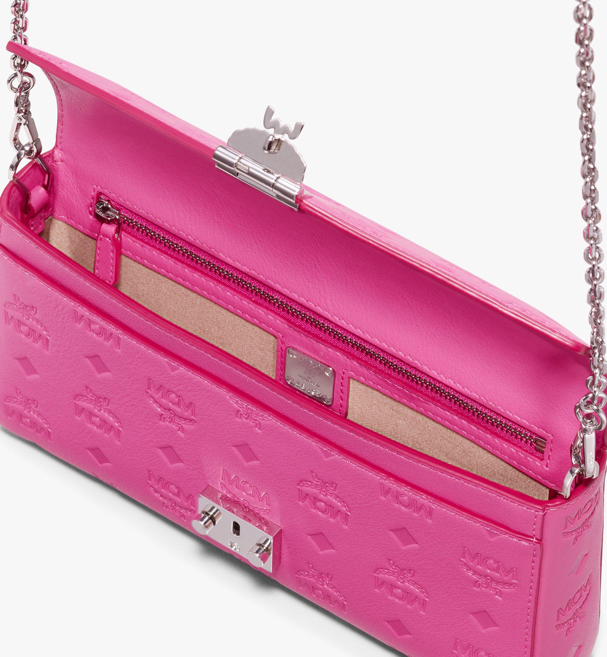 MCM Millie Crossbody in Monogram Leather Pink MYZ9AME12QS001 Alternate View 3