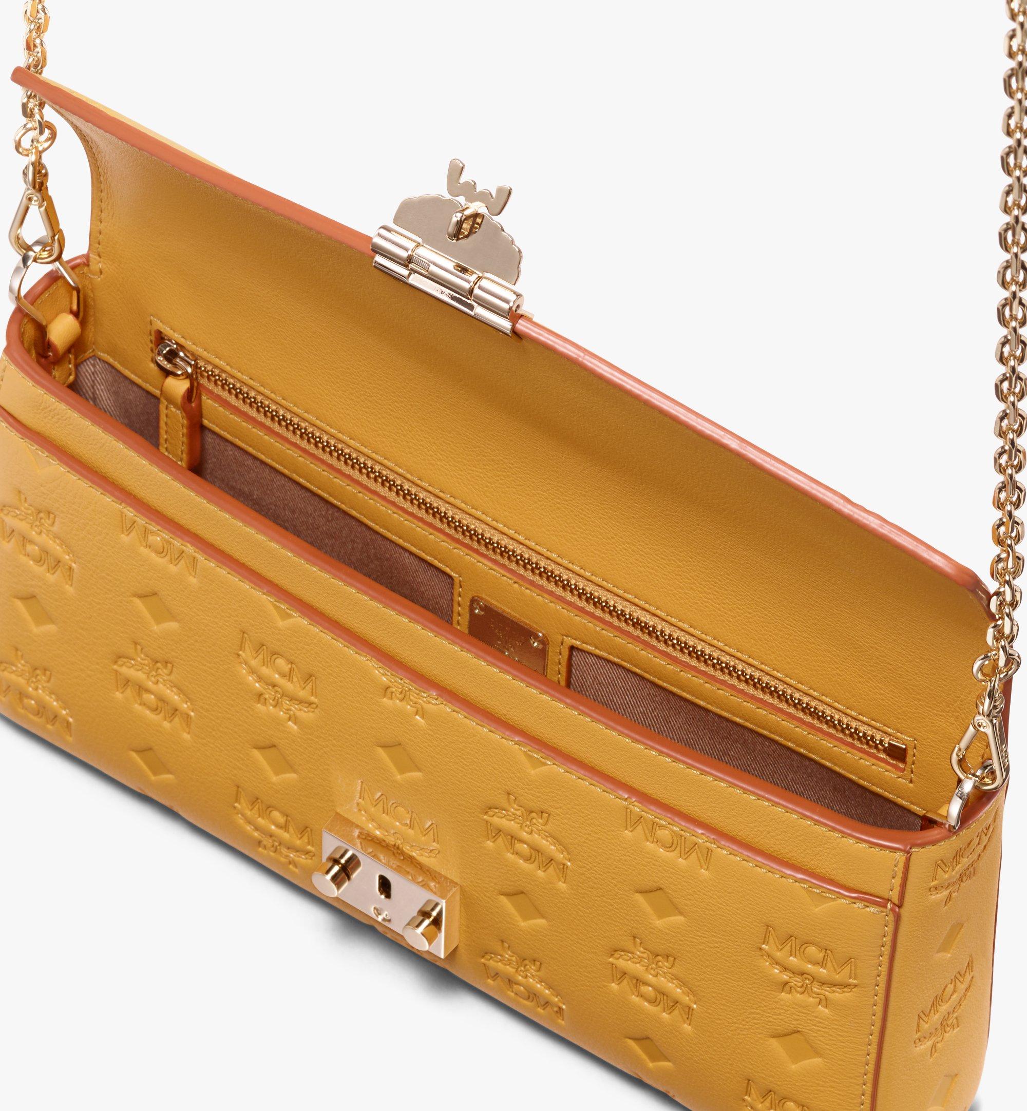 MCM Millie Crossbody in Monogram Leather Yellow MYZ9AME12YJ001 Alternate View 3