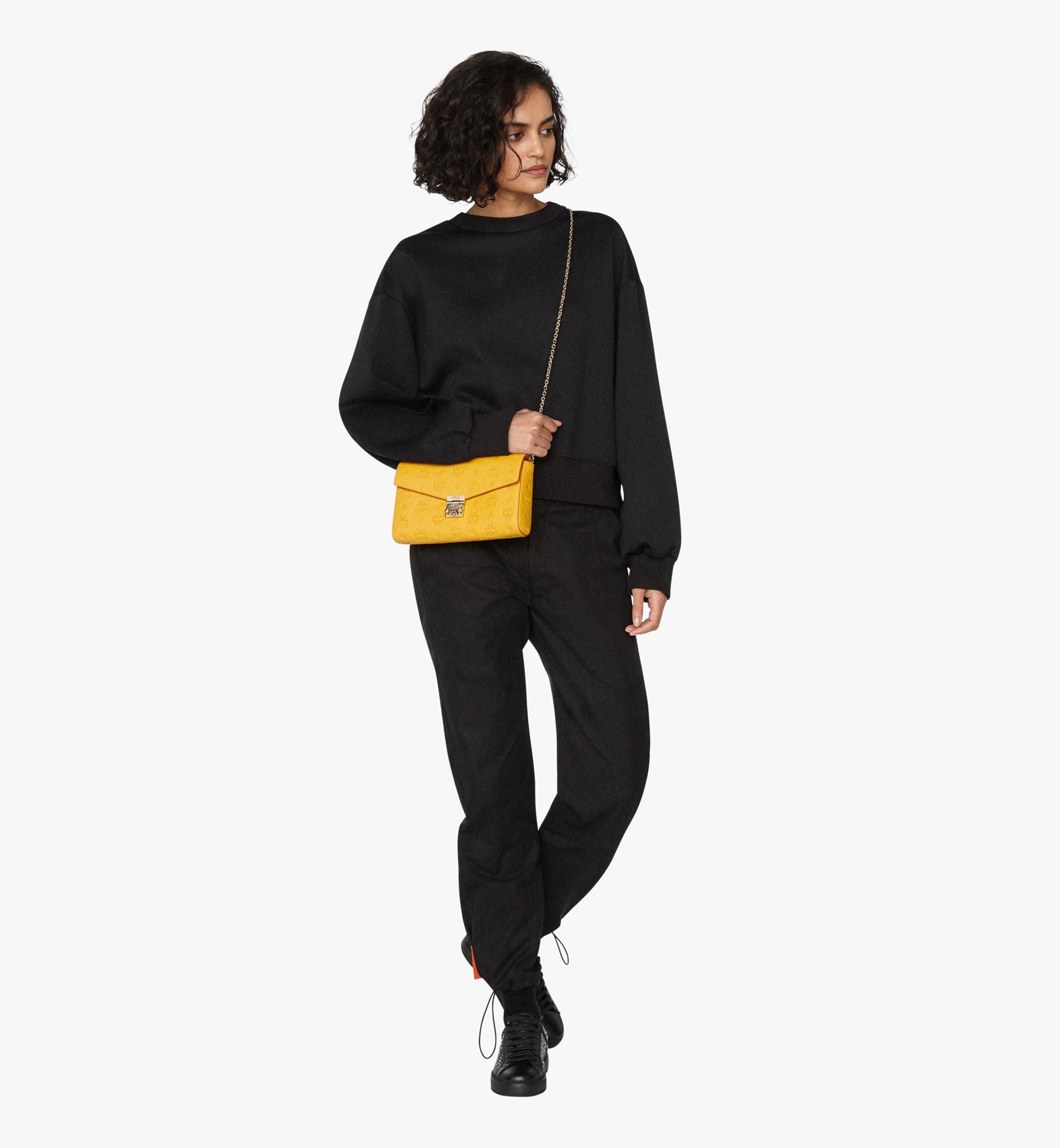 MCM Millie Crossbody in Monogram Leather Yellow MYZ9AME12YJ001 Alternate View 4