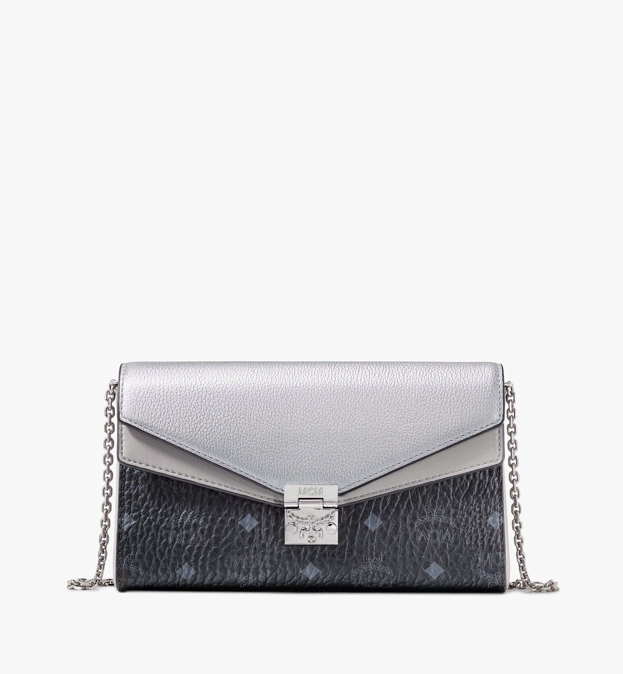 Mcm Millie Crossbodytasche Aus Colorblockleder In Disco Silver ModeSens