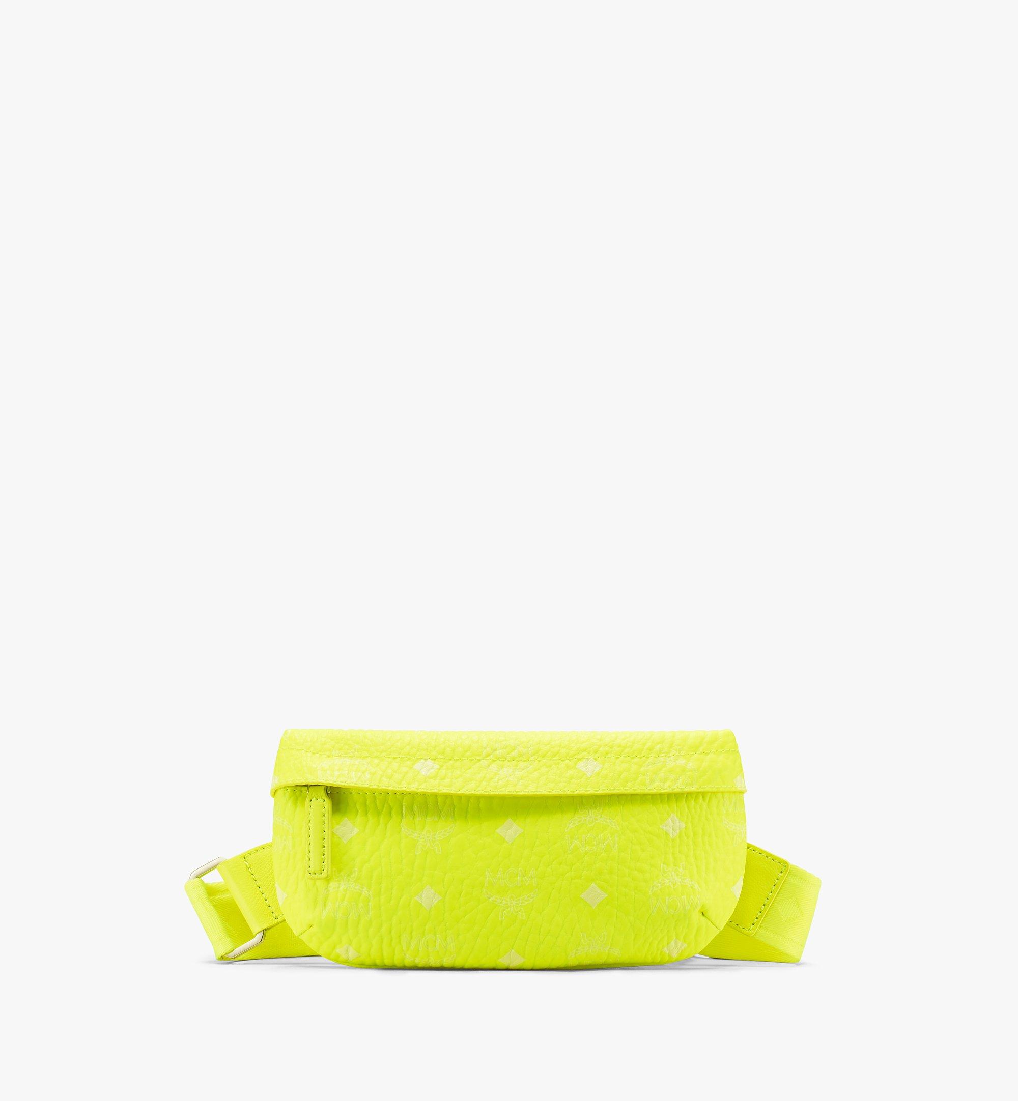 mini neon yellow bag