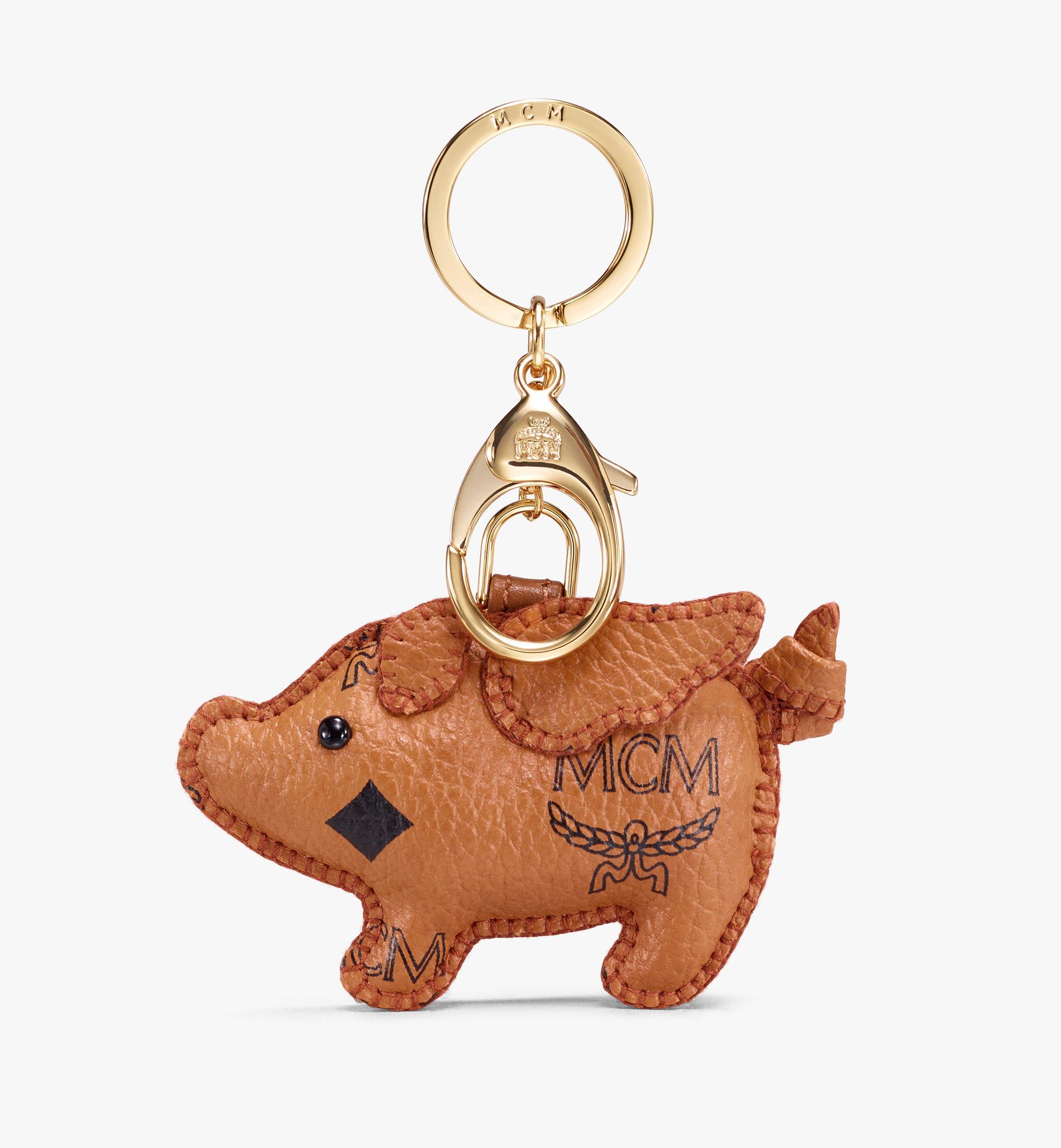 Cognac Brown Pig 2D Charm