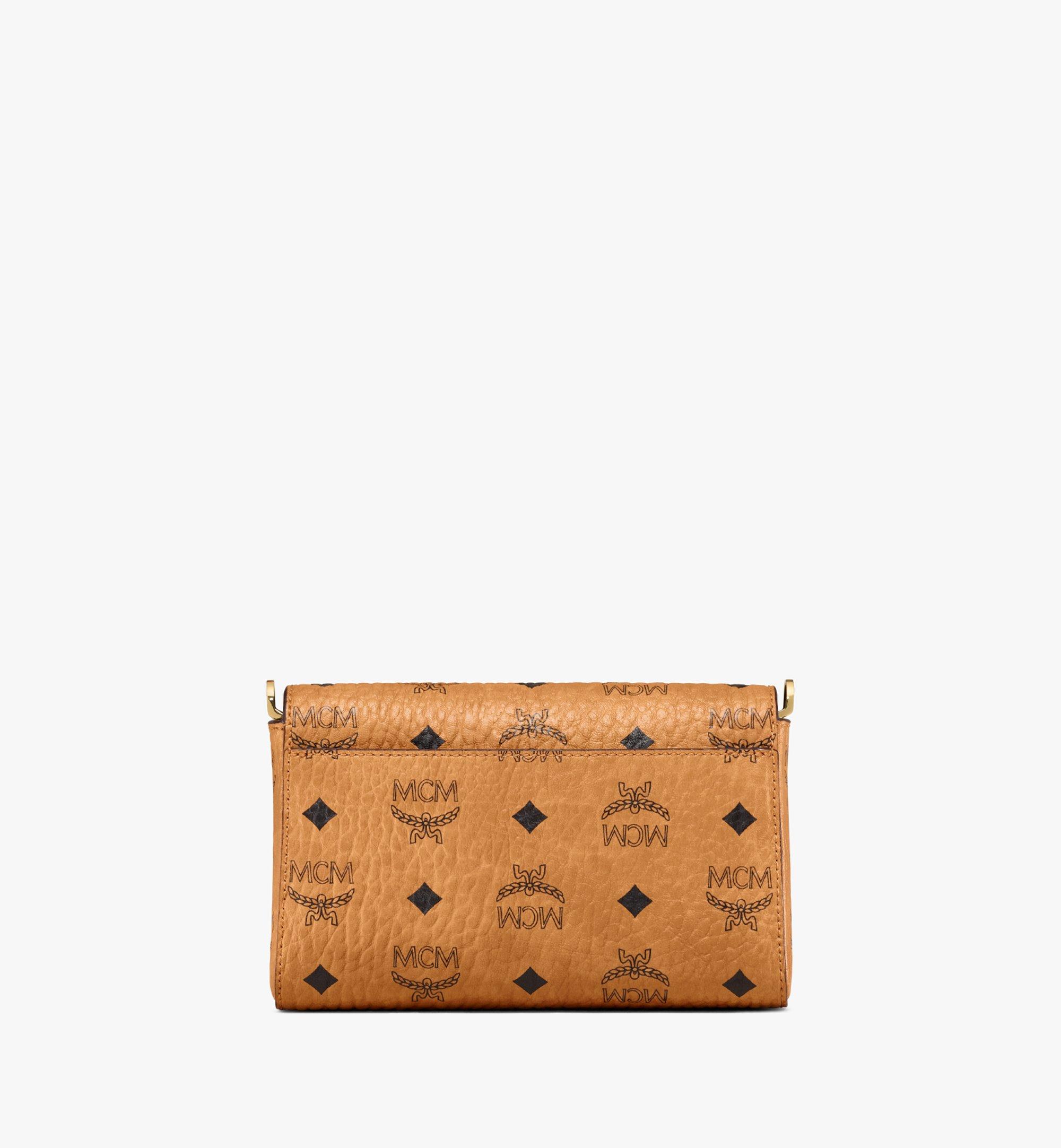 Small Tracy Flap Crossbody in Visetos Cognac | MCM ®TH