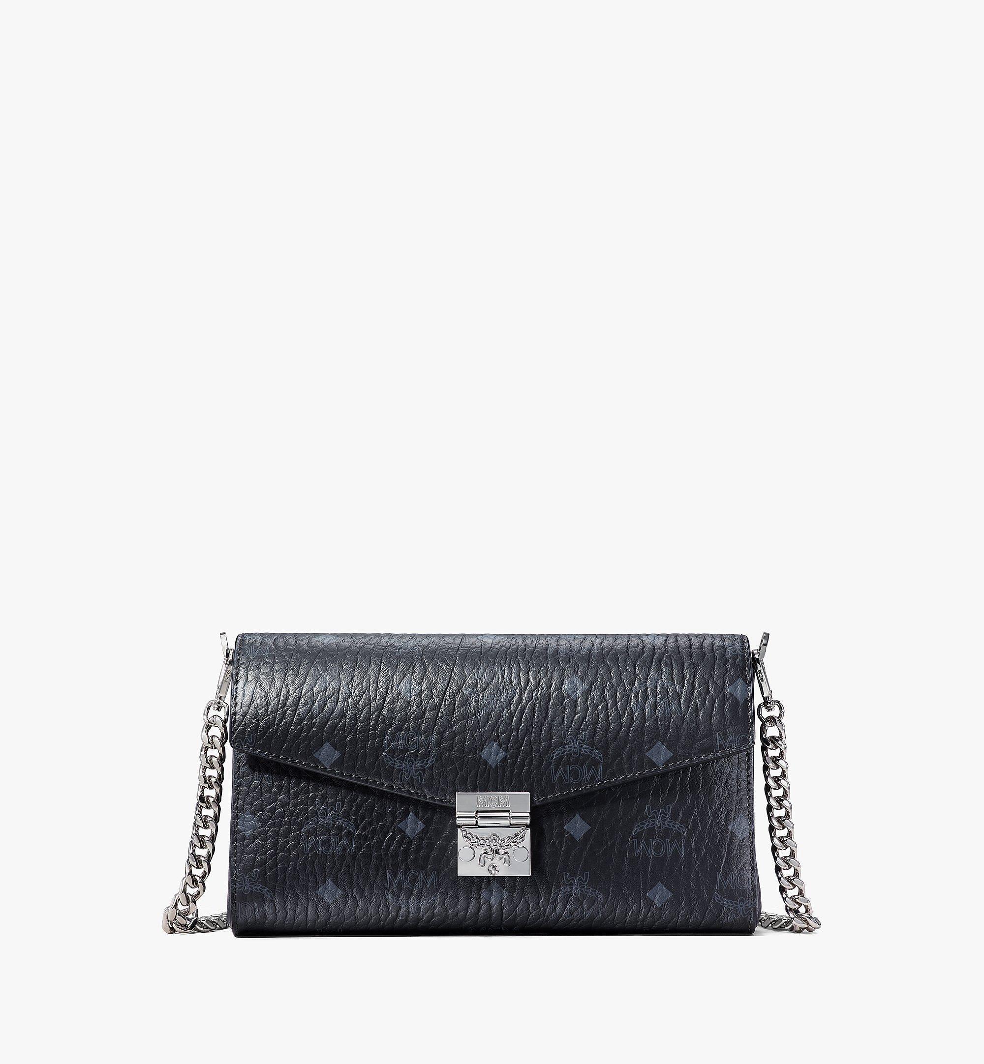 mcm millie visetos flap crossbody
