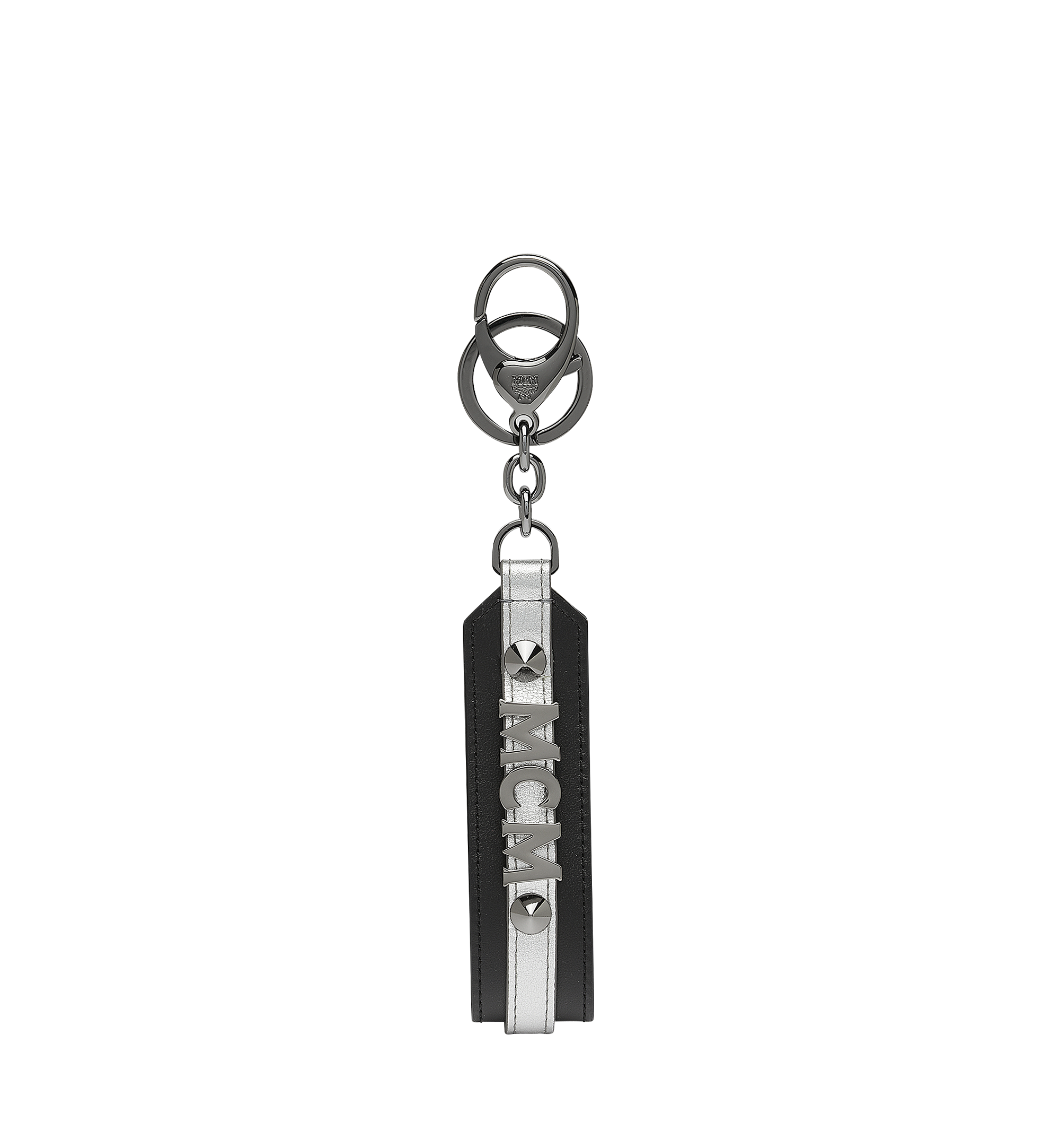 MCM MCM Letter Keyring in Leather Black MYZ9SMM11BK001 Alternate View 1