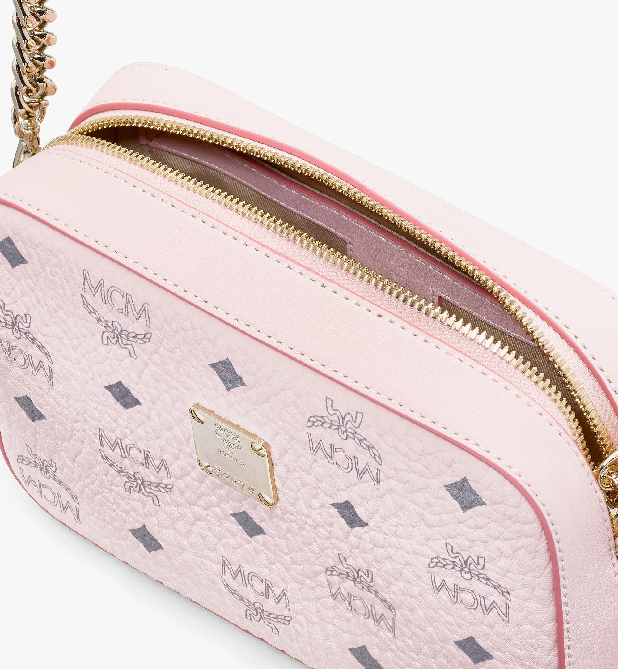 One Size Camera Bag In Visetos Pink Mcm Sg