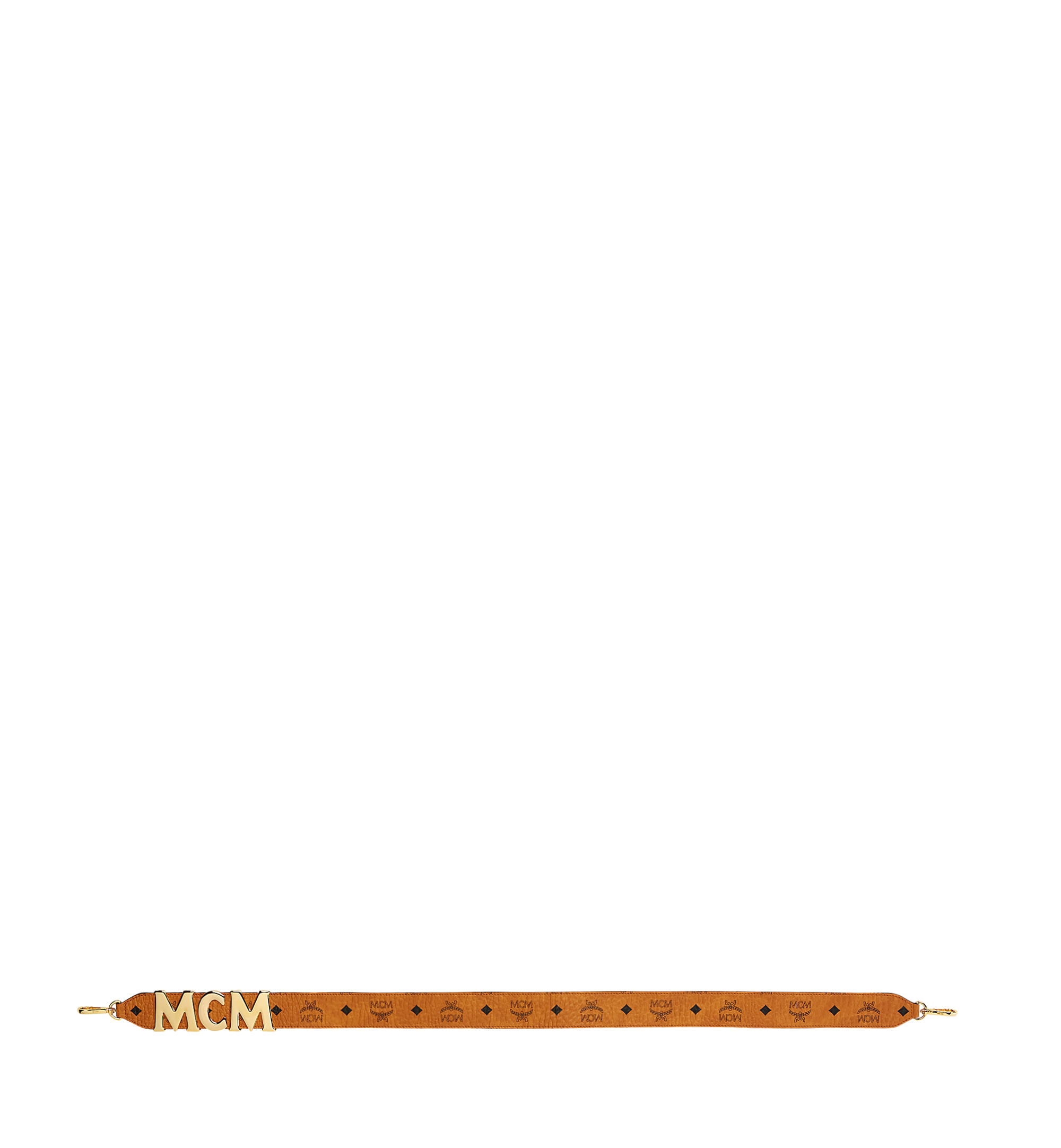 MCM Tracy Shoulder Strap in Visetos Cognac MYZAAPA01CO001 更多视角 2