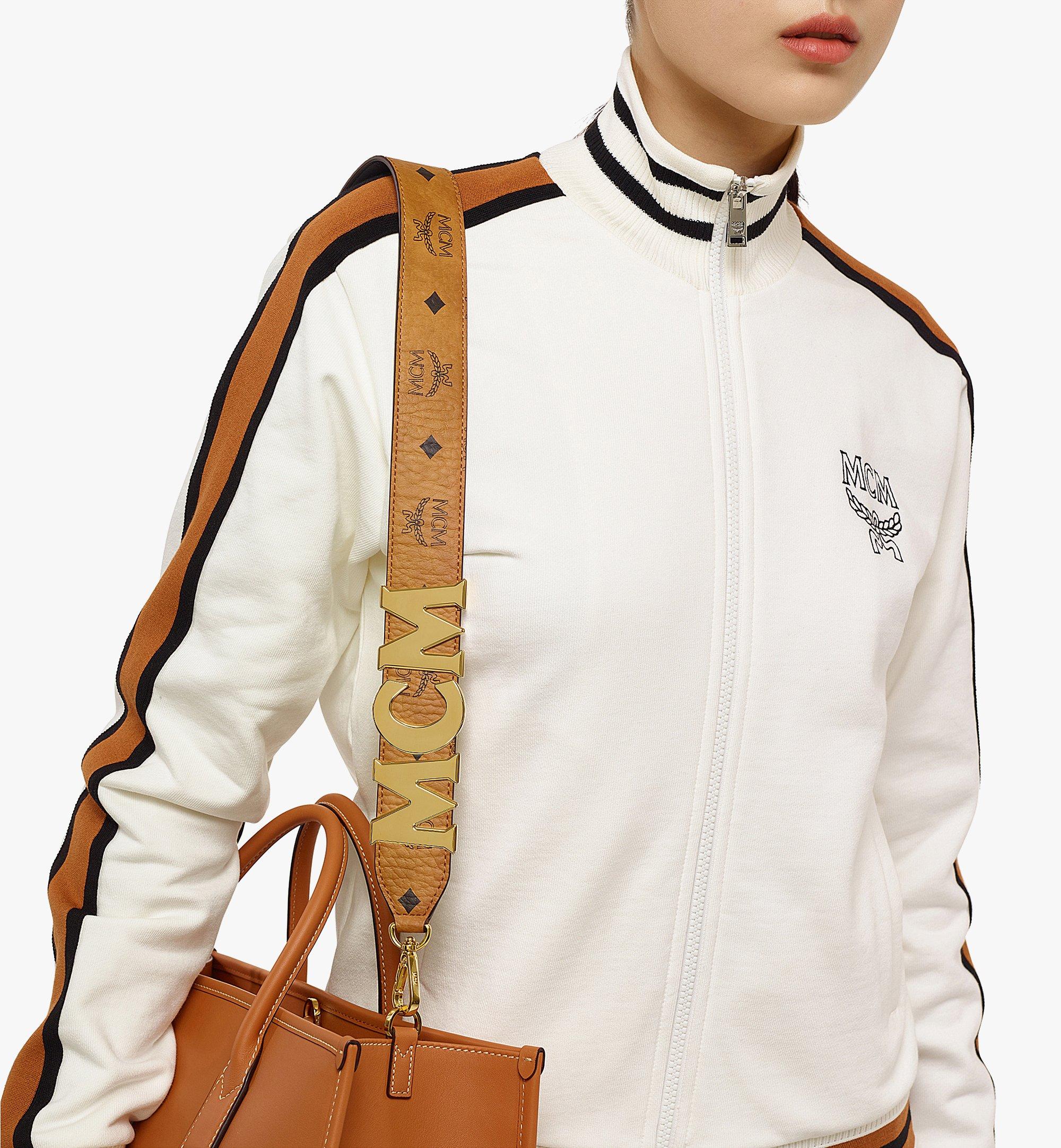 MCM Tracy Shoulder Strap in Visetos Cognac MYZAAPA01CO001 更多视角 2