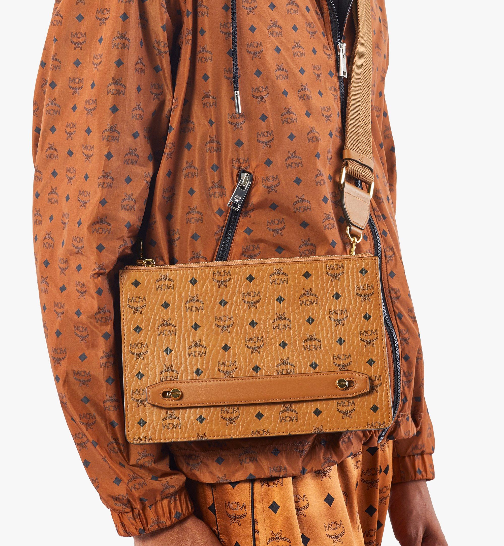 Mini Crossbody Pouch in Visetos Original Cognac MCM ®US