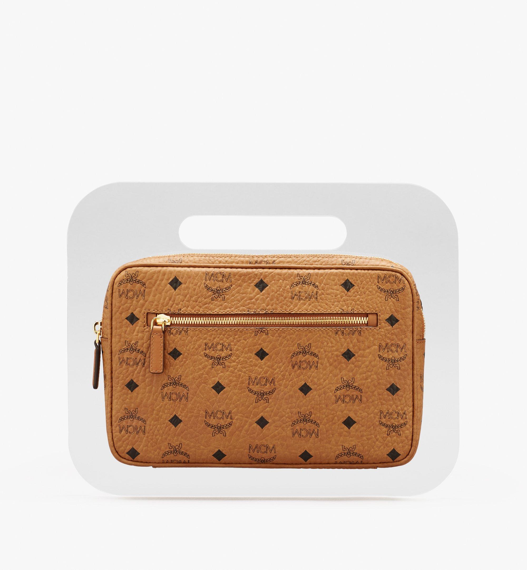 MCM 〈MCM by PHENOMENON〉アクリル ディスク バッグ - ヴィセトス Cognac MYZASJP01CO001 ほかの角度から見る 1